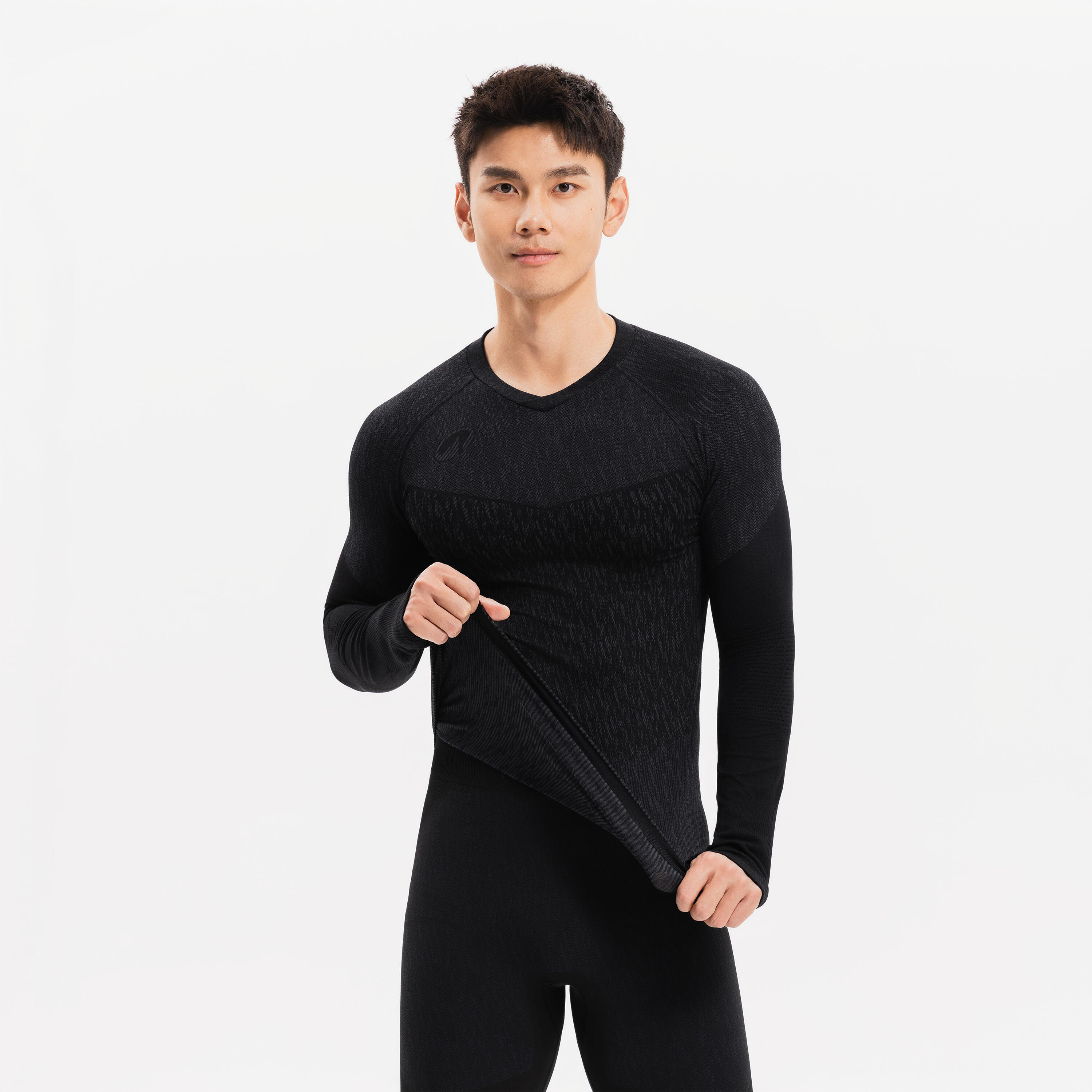 Maglia termica calcio adulto KEEPDRY nera 18/32