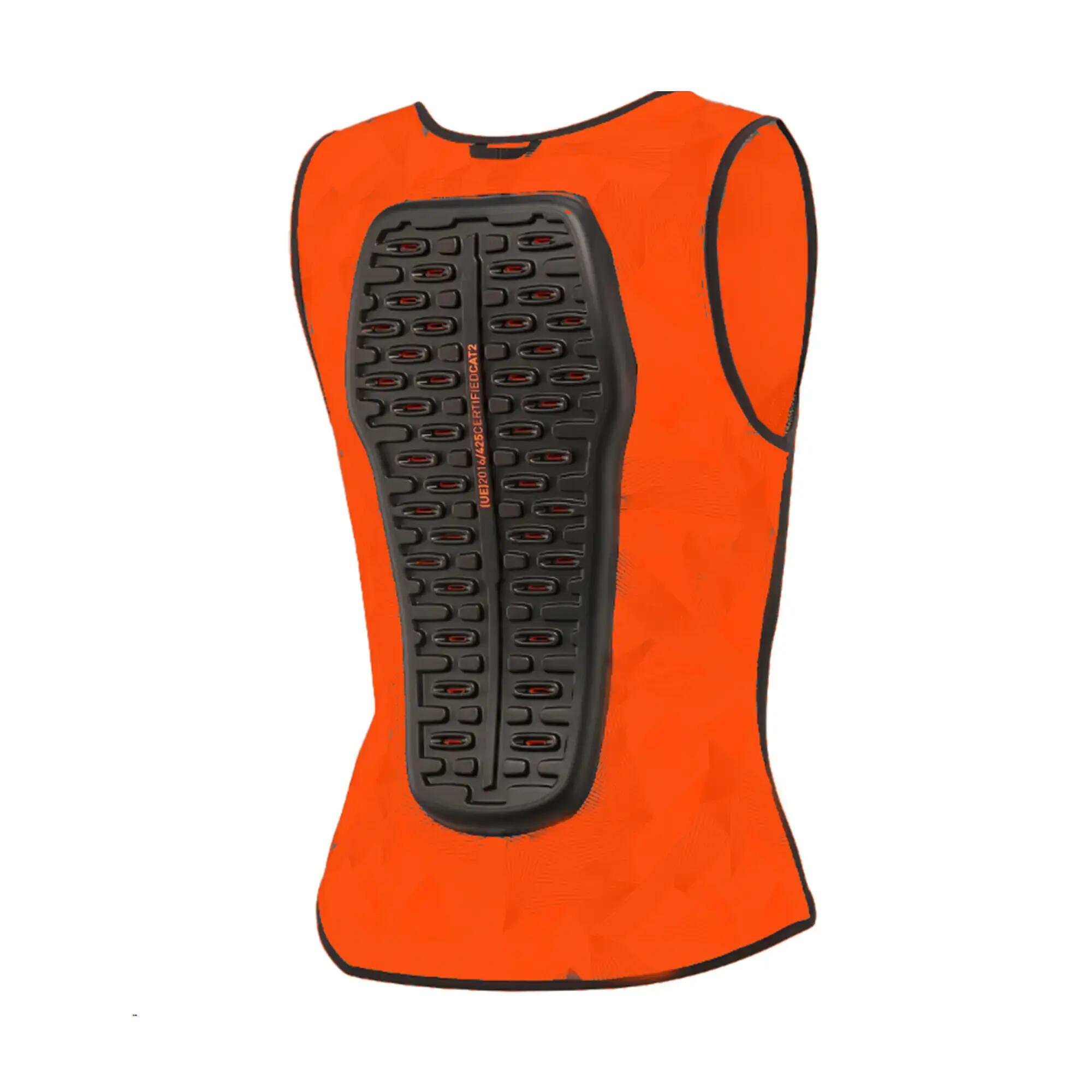 naranja llama fluorescente