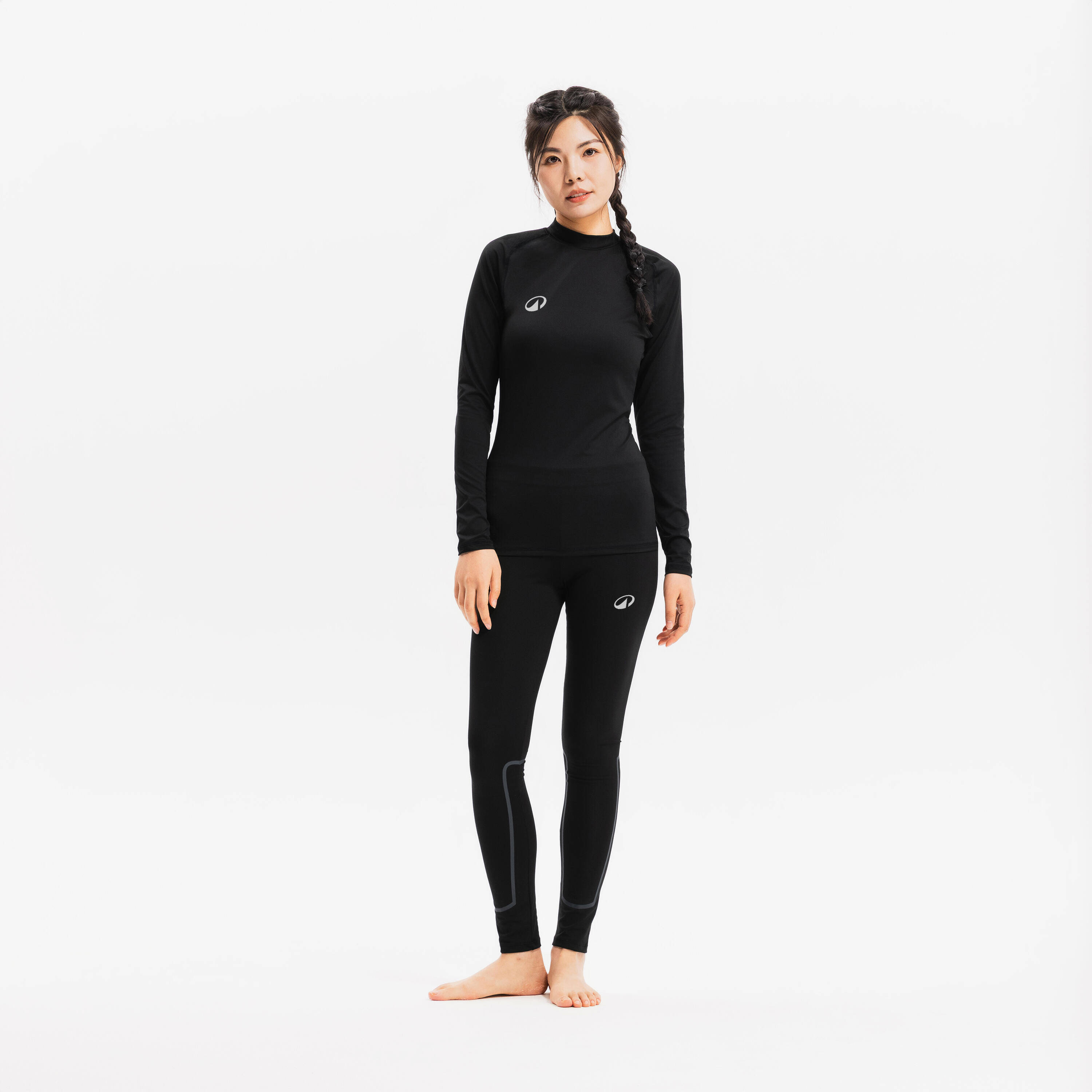 Adult Football Base Layer Tights KCOMFORT - Black -  4
