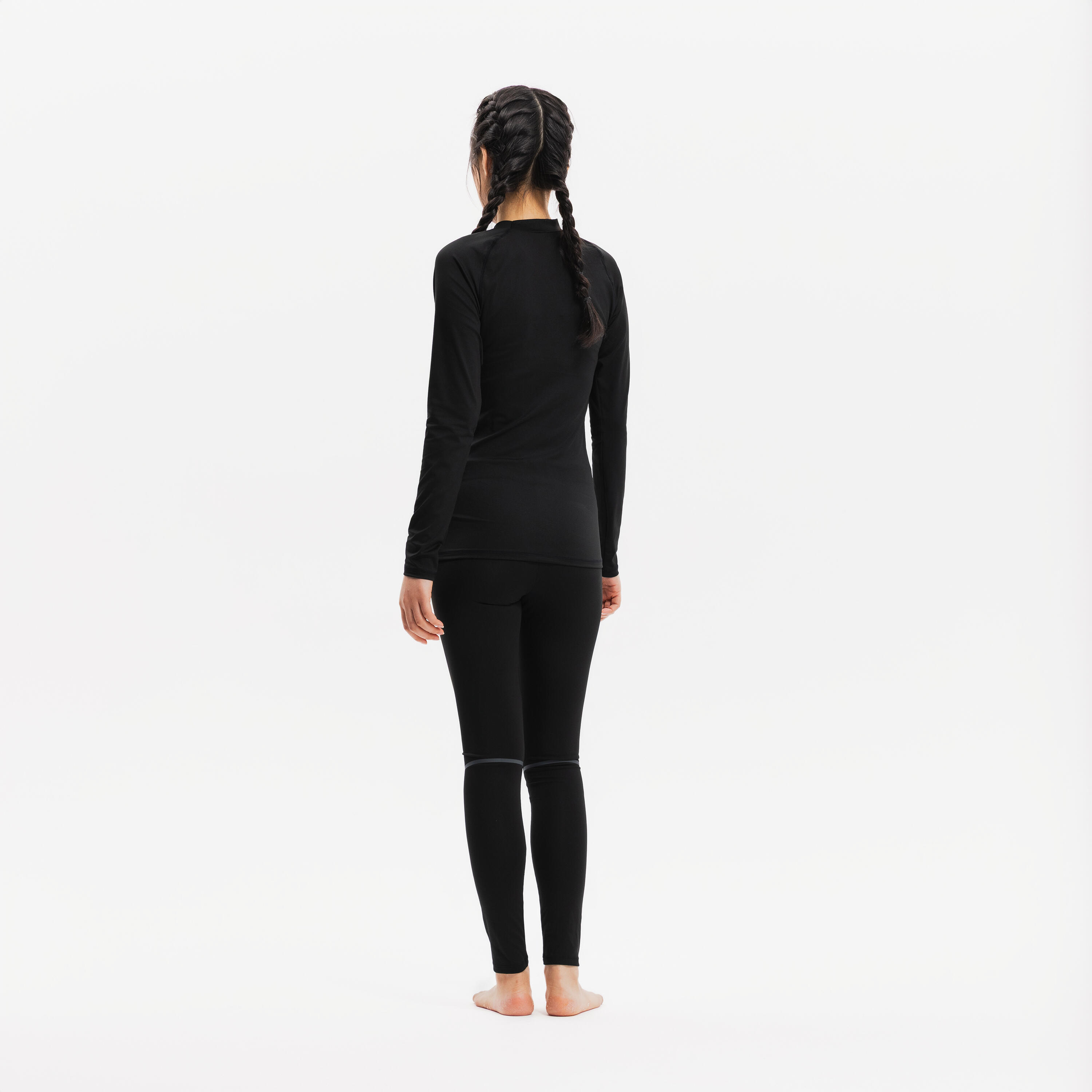 Sous-maillot thermique à manches longues - Keepcomfort 100 noir - KIPSTA