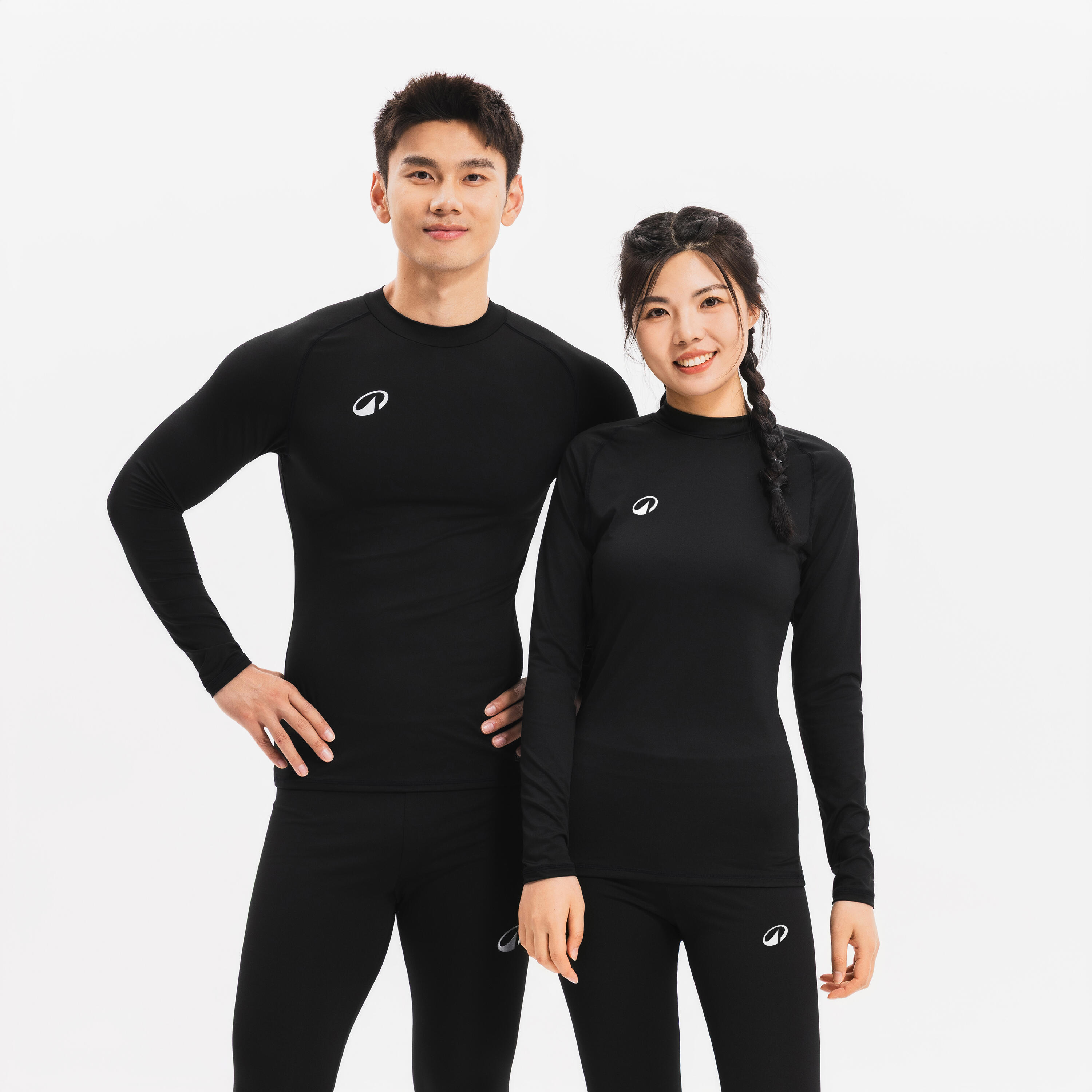 Sous-maillot thermique à manches longues - Keepcomfort 100 noir - KIPSTA