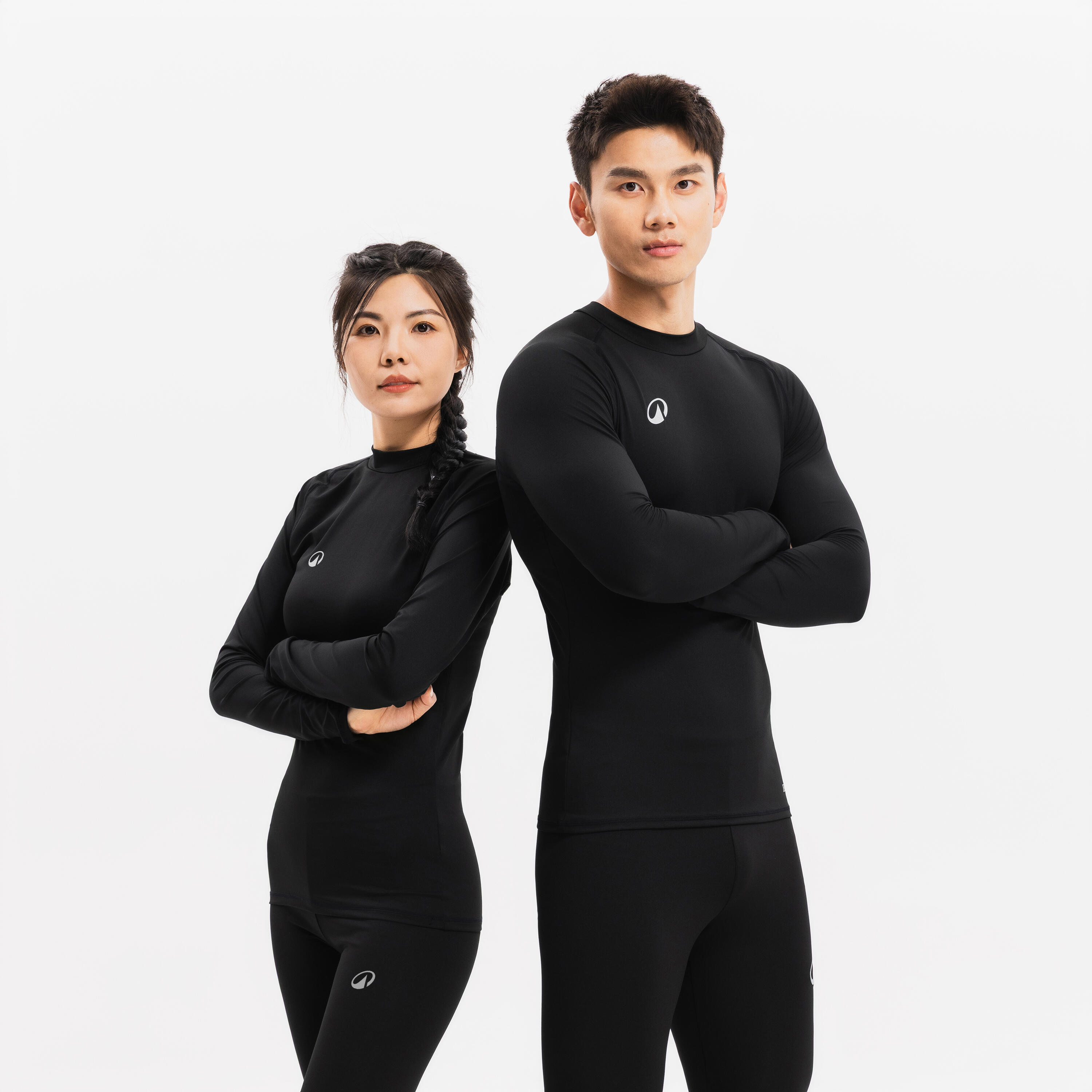 Sous-maillot thermique à manches longues - Keepcomfort 100 noir - KIPSTA