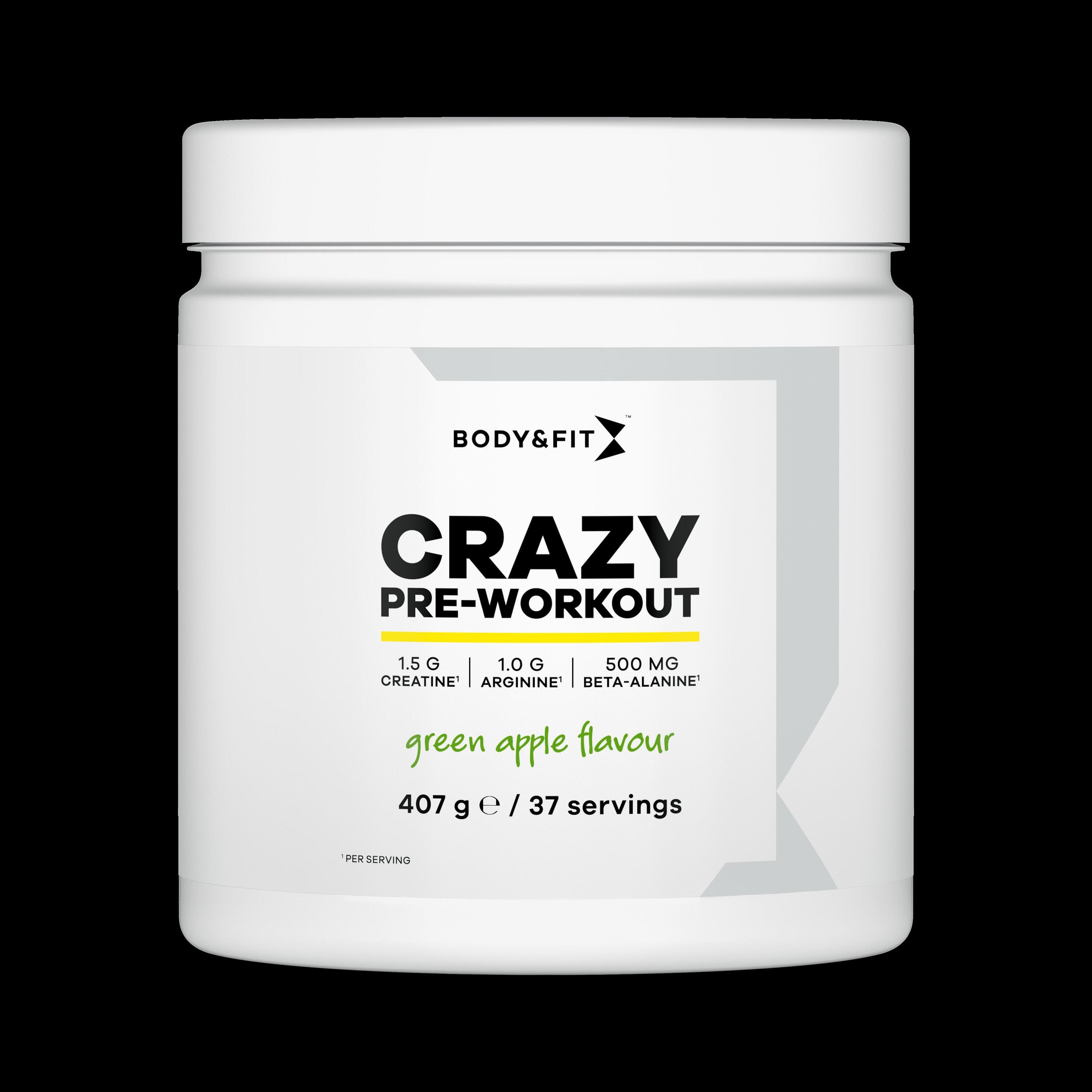 BODY&FIT Body&Fit CRAZY PWO GREEN APPLE 407G
