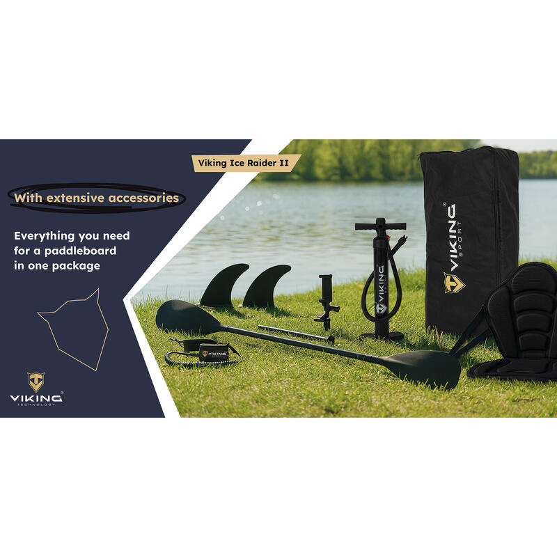 Nafukovací paddleboard 10'6 Viking Ice Raider II