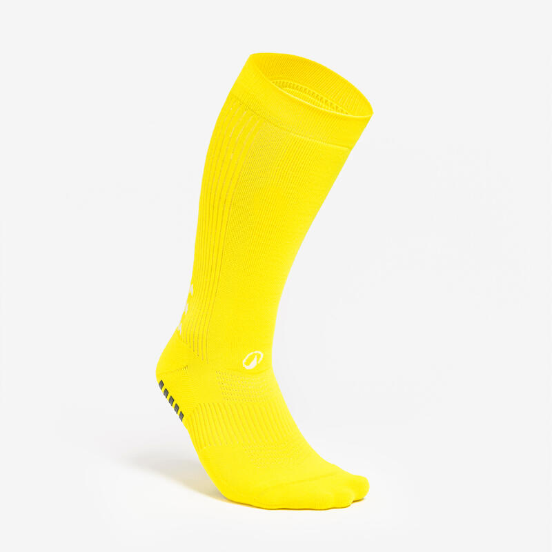Chaussettes de football courtes adherentes viralto ii mid jaune
