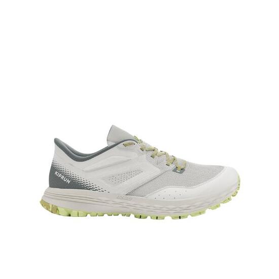 Chaussures de running trail homme, Kiprun tr2 beige, blanc