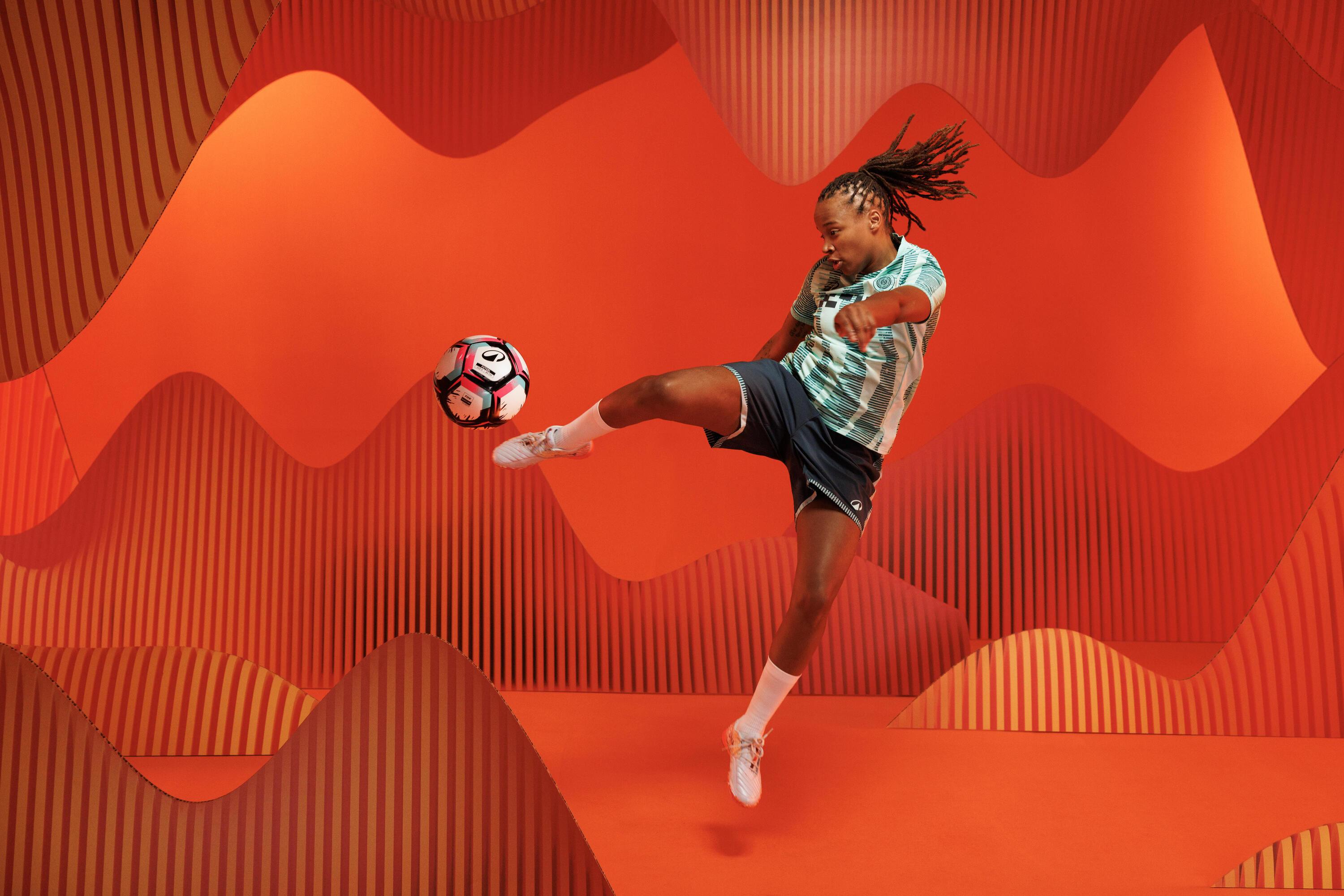 Short de football Viralto II Femme Wave Vert 9/11