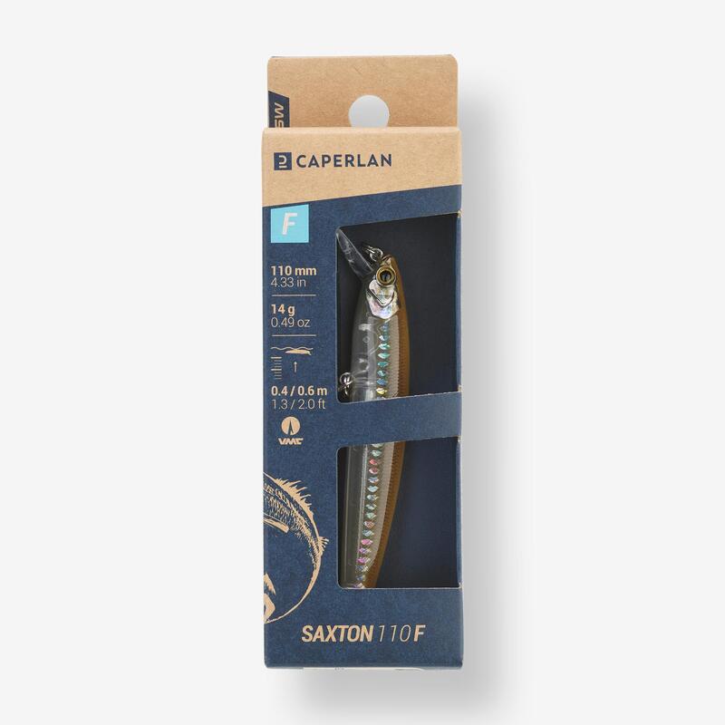 Nălucă SAXTON 110 F MERLAN Pescuit marin cu năluci