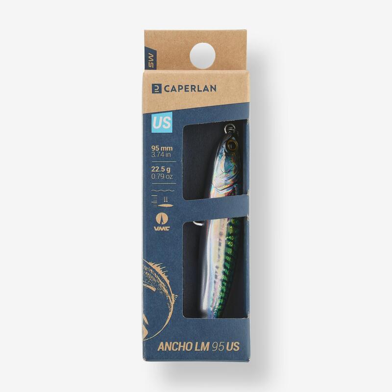 Nălucă ANCHO LM 95 US MACROU VERDE Pescuit marin cu năluci