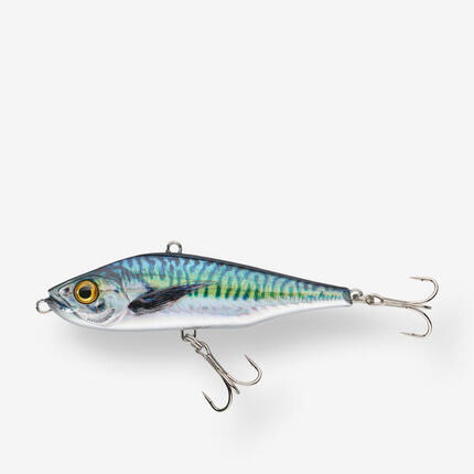 Poisson nageur AJIVIB 100 MAQUEREAU VERT pêche au leurre en mer