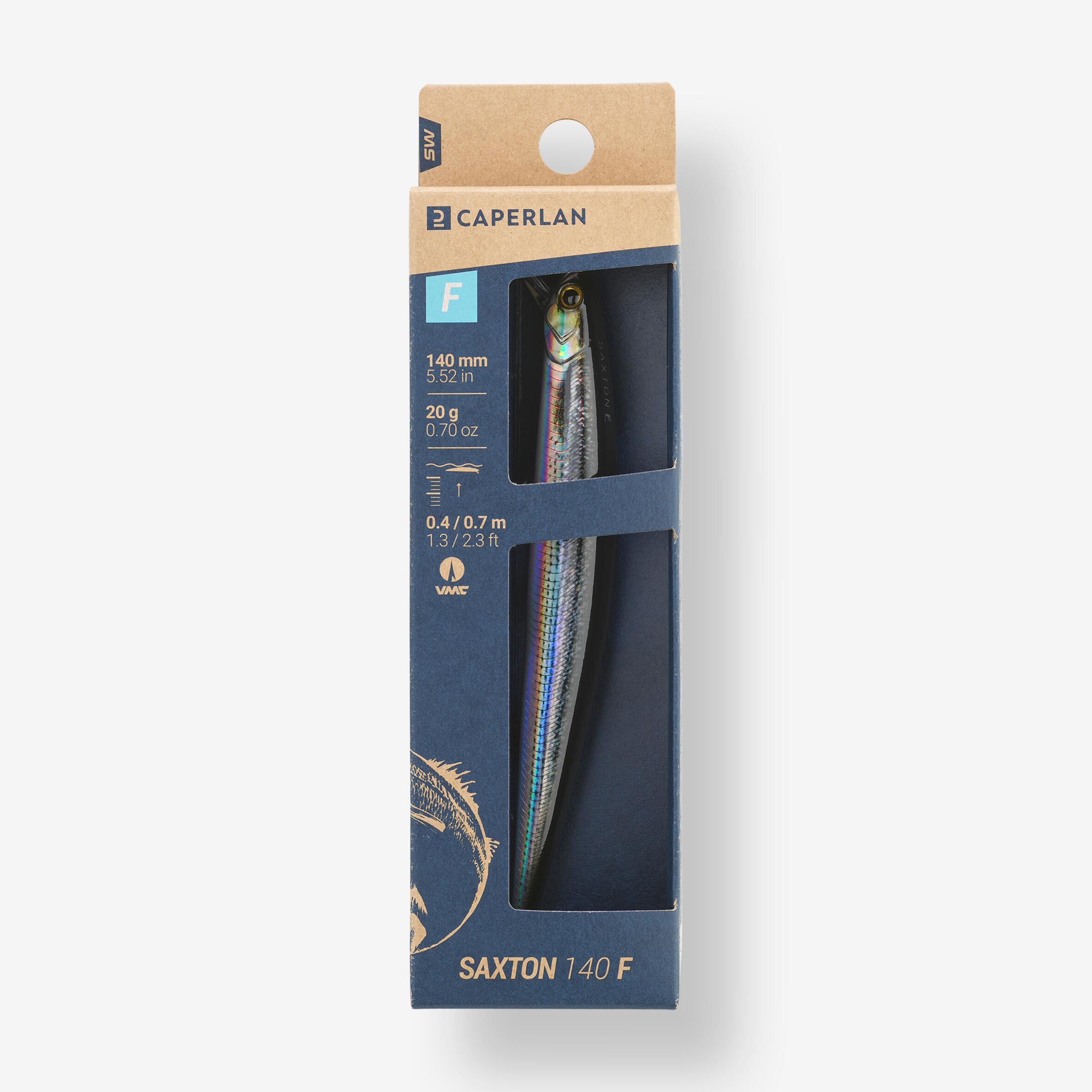 Minnow pesca in mare con artificiali SAXTON 140 F triglia 3/3