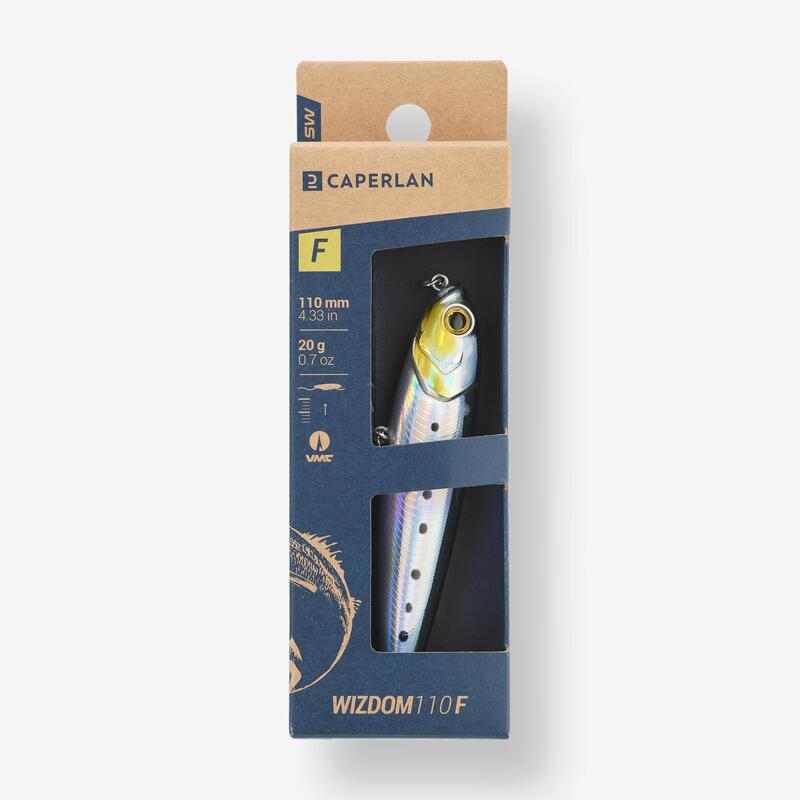 Nălucă stickbait pencil WIZDOM 110 F SARDINĂ ALBASTRU Pescuit marin cu năluci