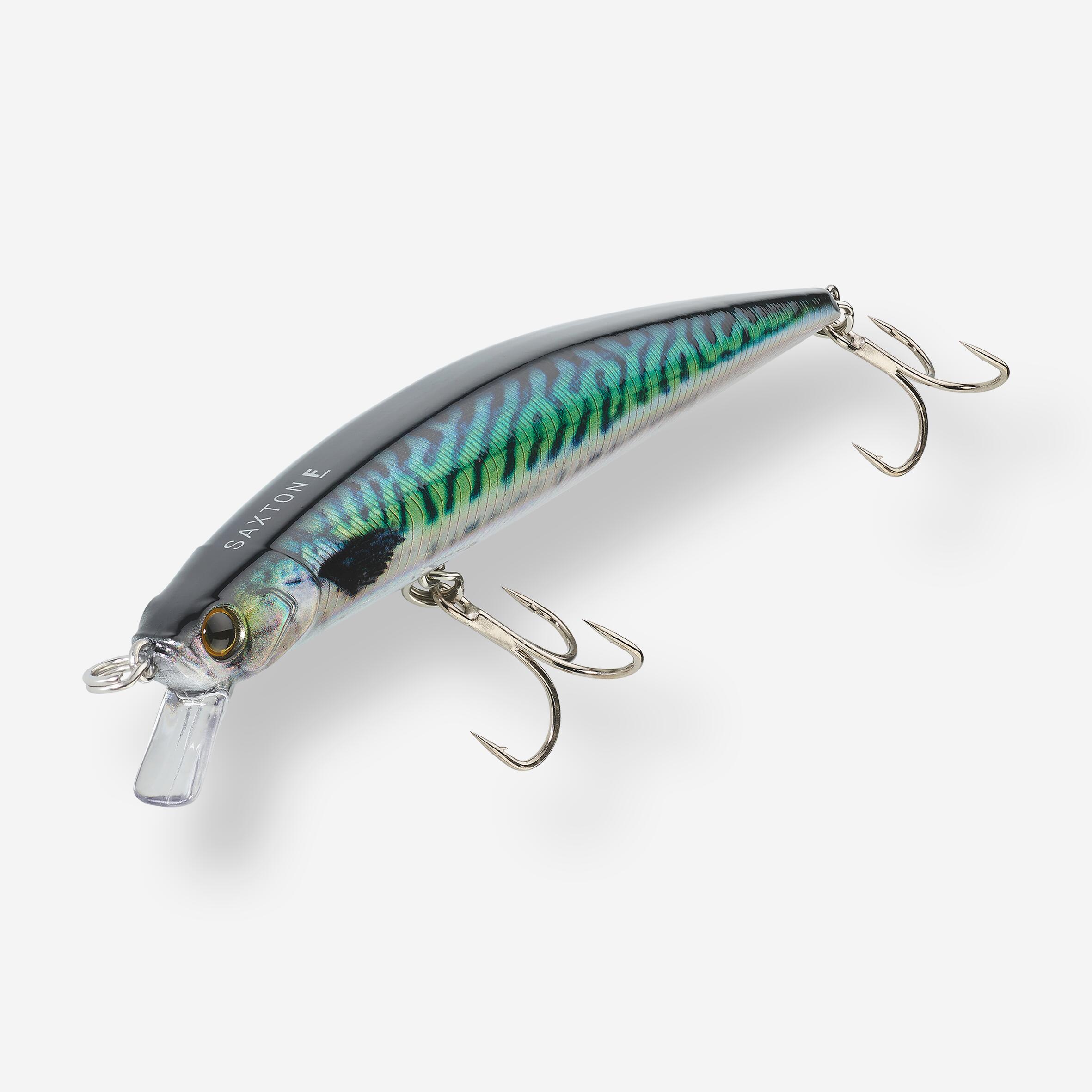Minnow pesca in mare con artificiali SAXTON 140 F sgombro verde 2/3