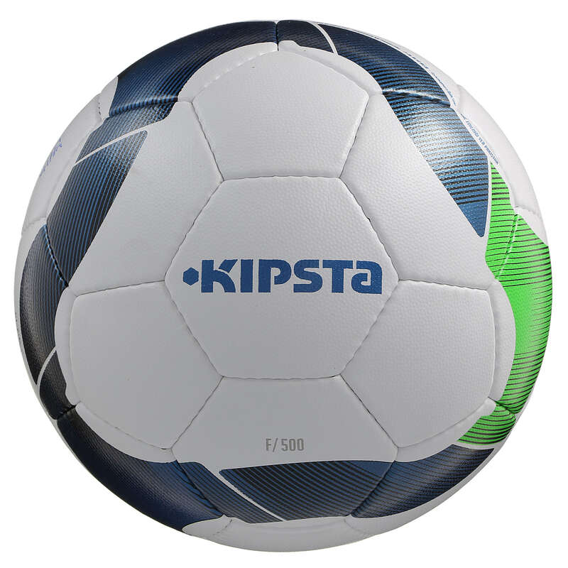 Bola de Futebol F500 Tamanho 4 (até aos 12 anos) branco azul verde KIPSTA Bola de Futebol F500 Tamanho 4 (até aos 12 anos) branco azul verde KIPSTA