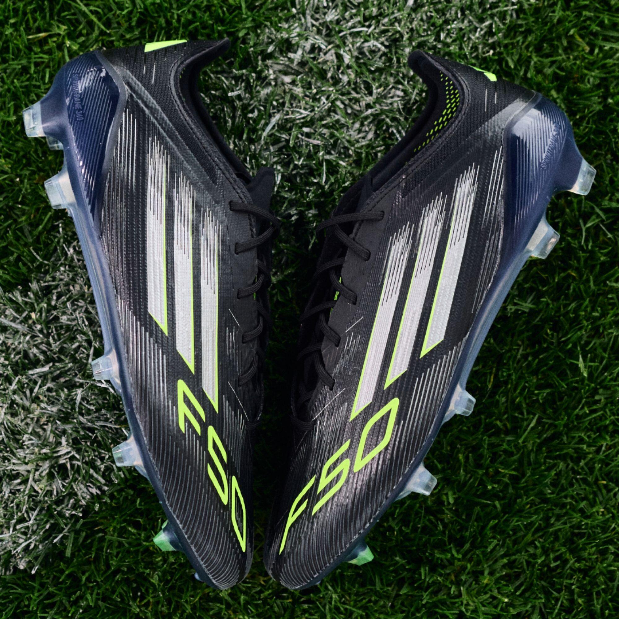 Botas de fútbol F50 League Laceless FG/MG Adulto Negro Pack 4/12
