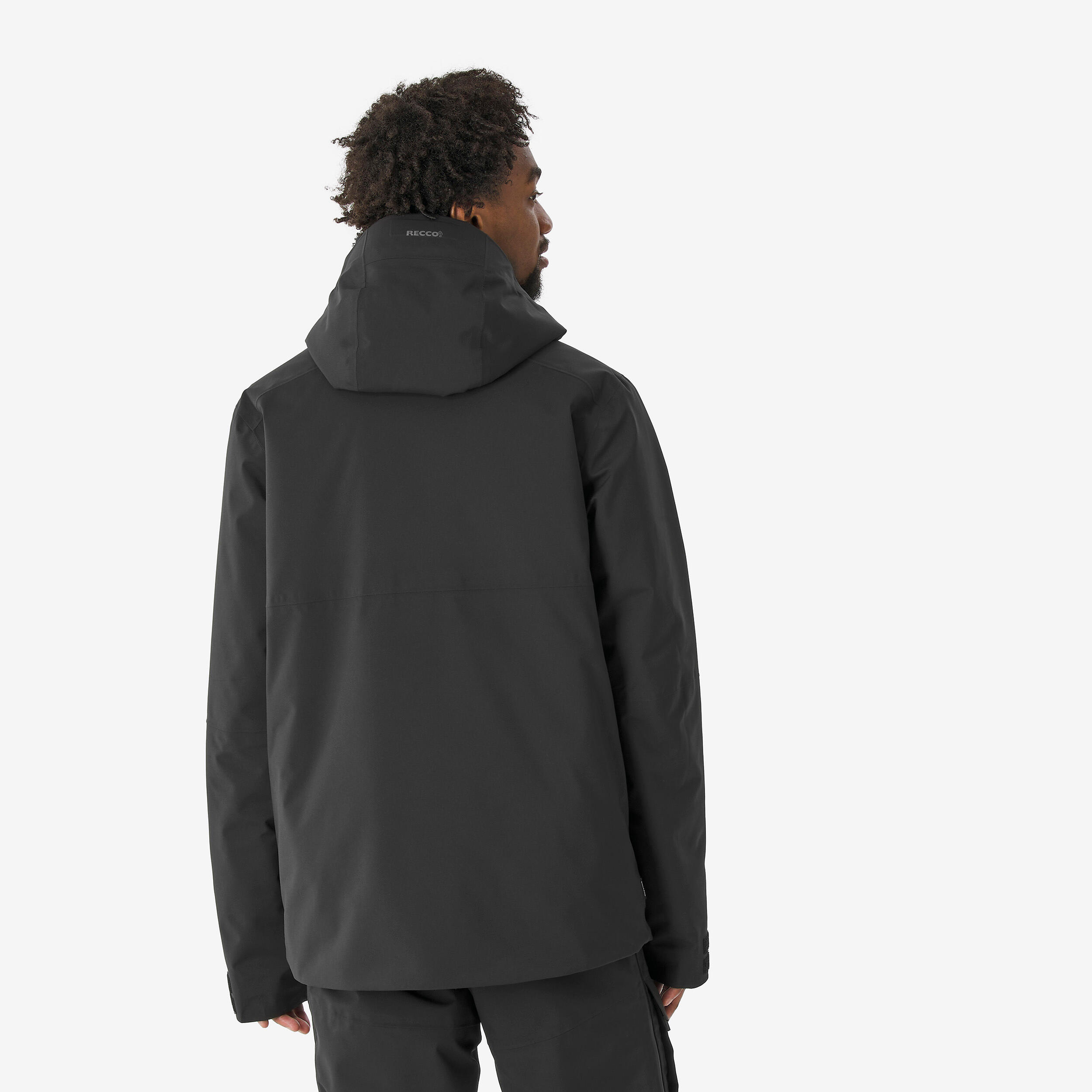 Giacca sci e snowboard uomo AM 500 nera 3/15