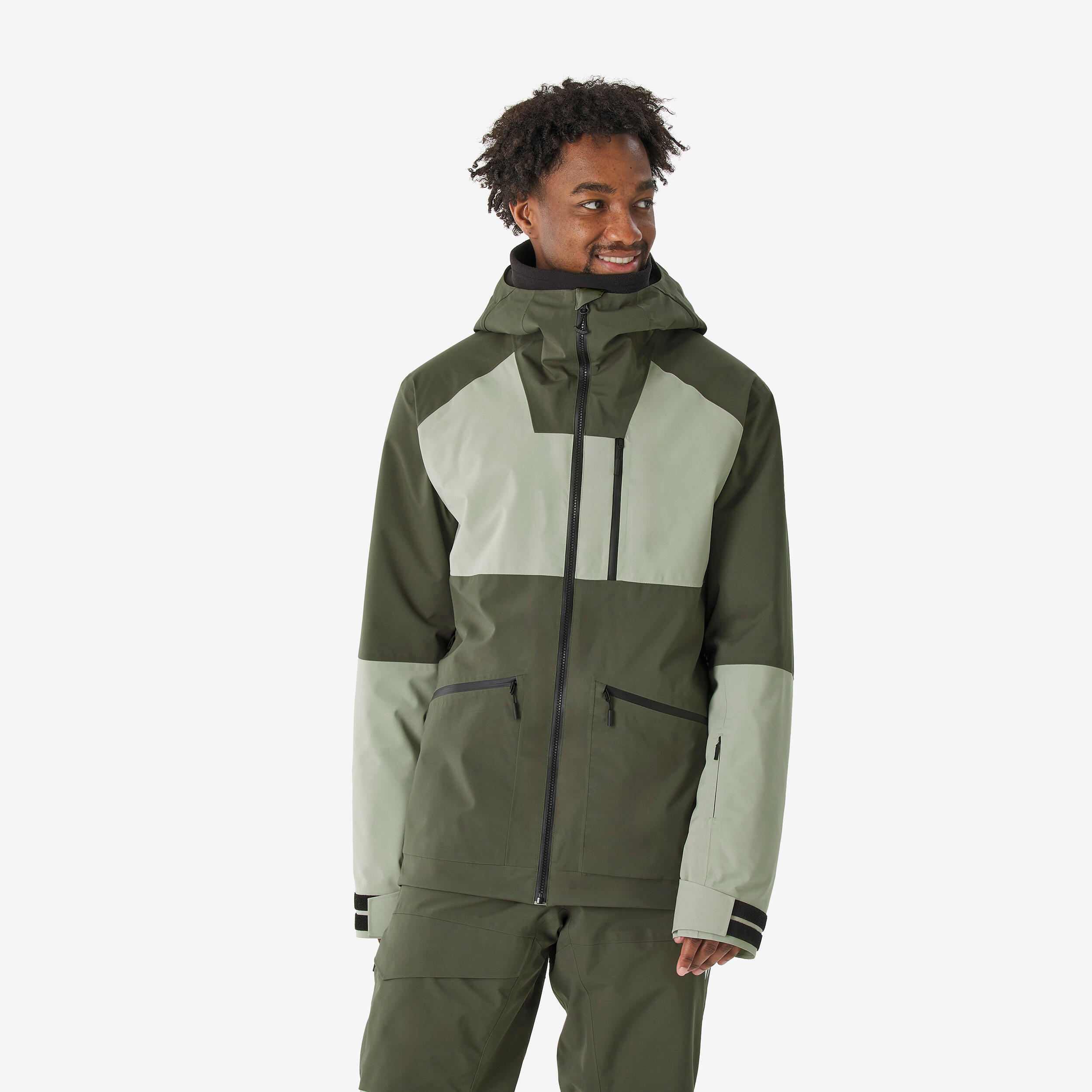 Manteau de ski et planche à neige chaud et respirant homme, 500 AM - WEDZE