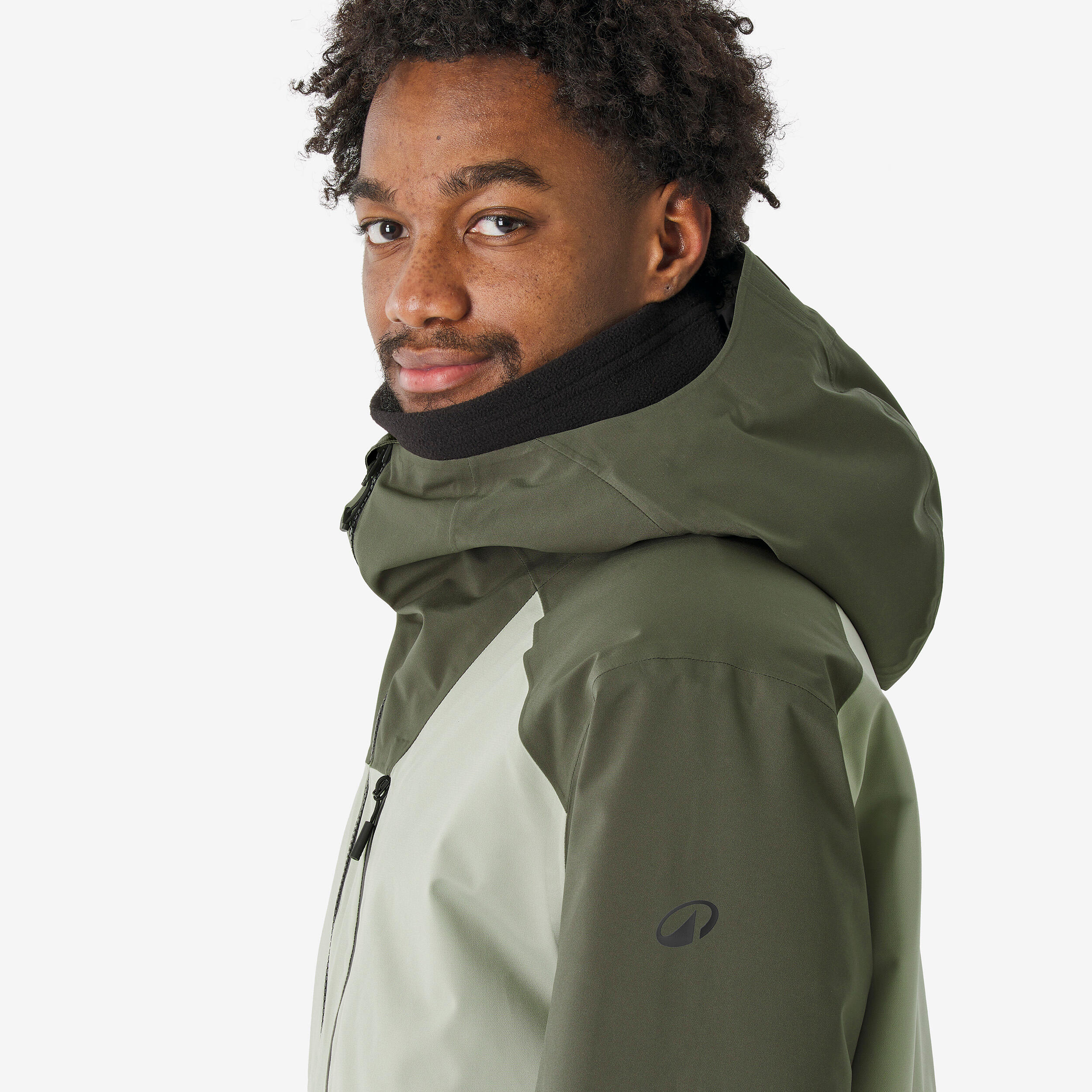 Manteau de ski et planche à neige chaud et respirant homme, 500 AM 4/18