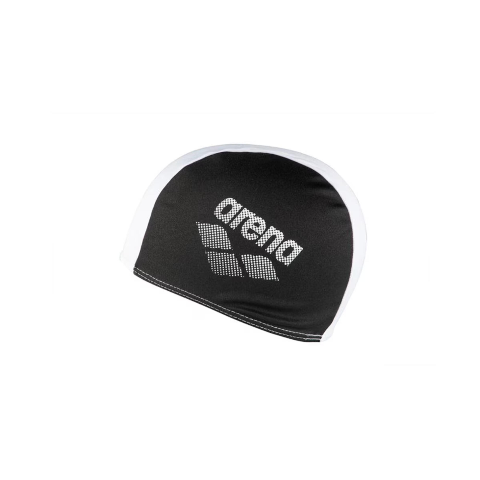 Gorro de Natacion Polyester II Jr  Bicolor Negro - CD 1/2