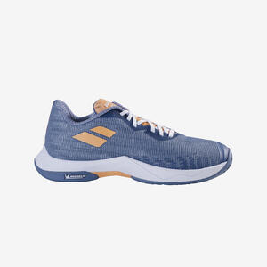 Zapatillas de bádminton de interior Mujer, Shadow Spirit 2 gris coral