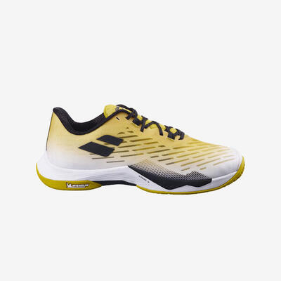 Zapatillas de bádminton de interior Hombre, Shadow Tour 5 blanco