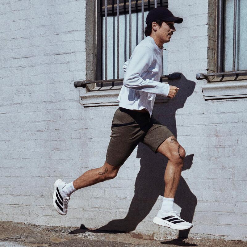 Erkek Hafif Koşu Ayakkabısı - Siyah/Beyaz - Adidas Adizero Evo SL
