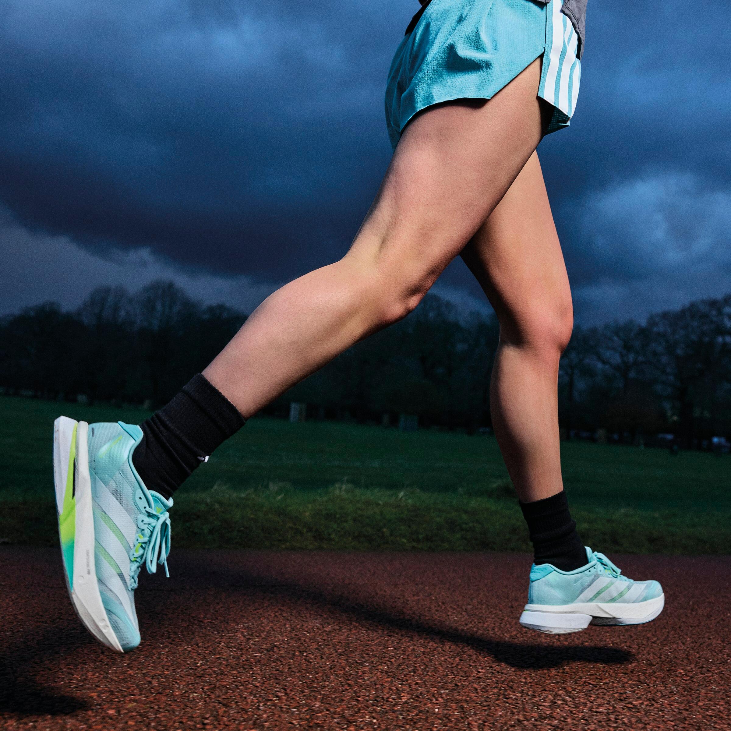 Seconde vie - Chaussure de running femme, adidas Adizero Boston 13 turquoises 8/11
