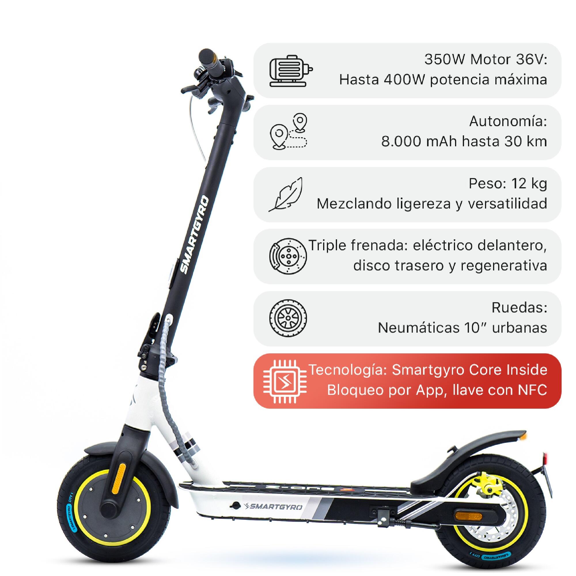 Patinet elèctric Smartgyro Z-one 2 gris 3/3