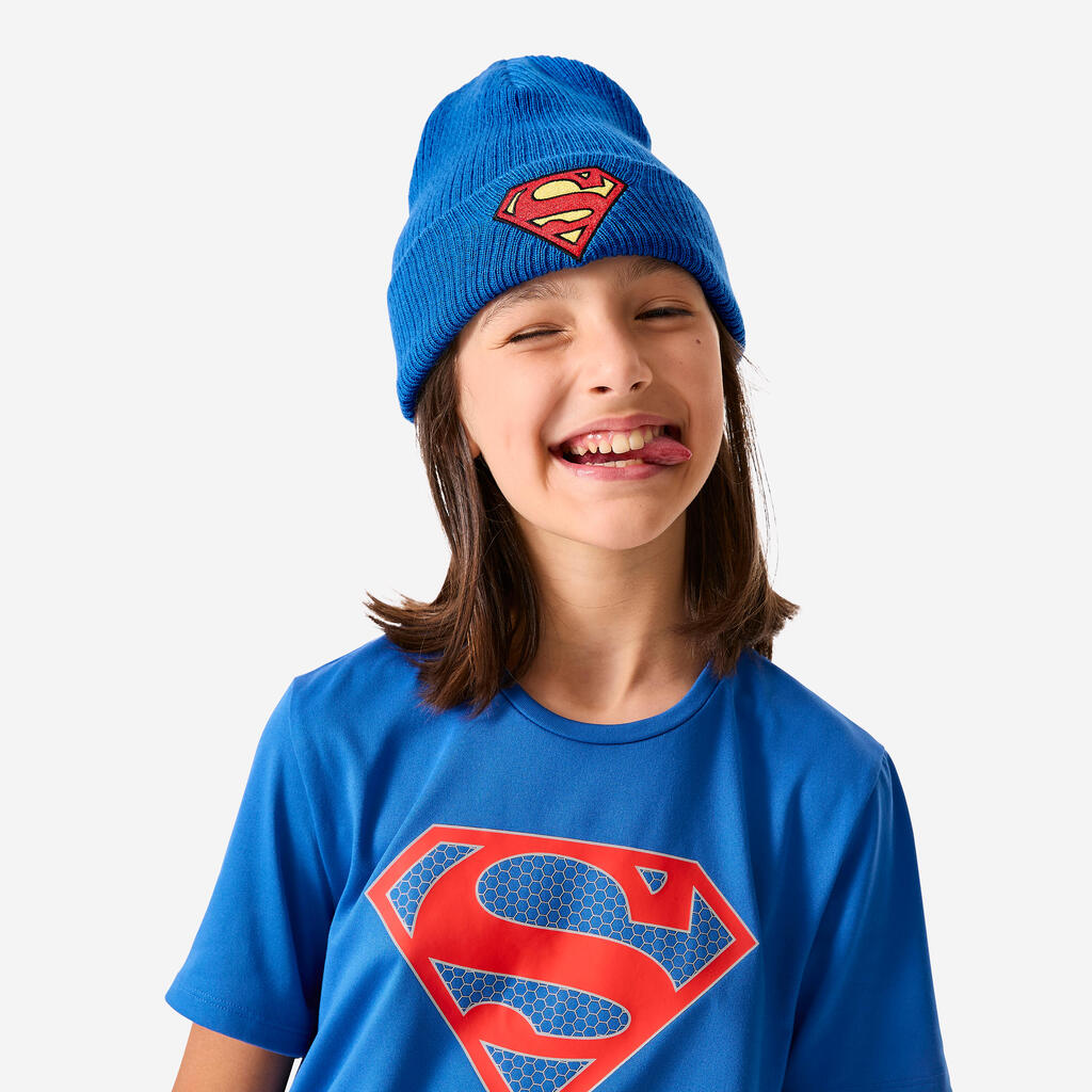Παιδικός σκούφος με στάμπα Superman - Μπλε
