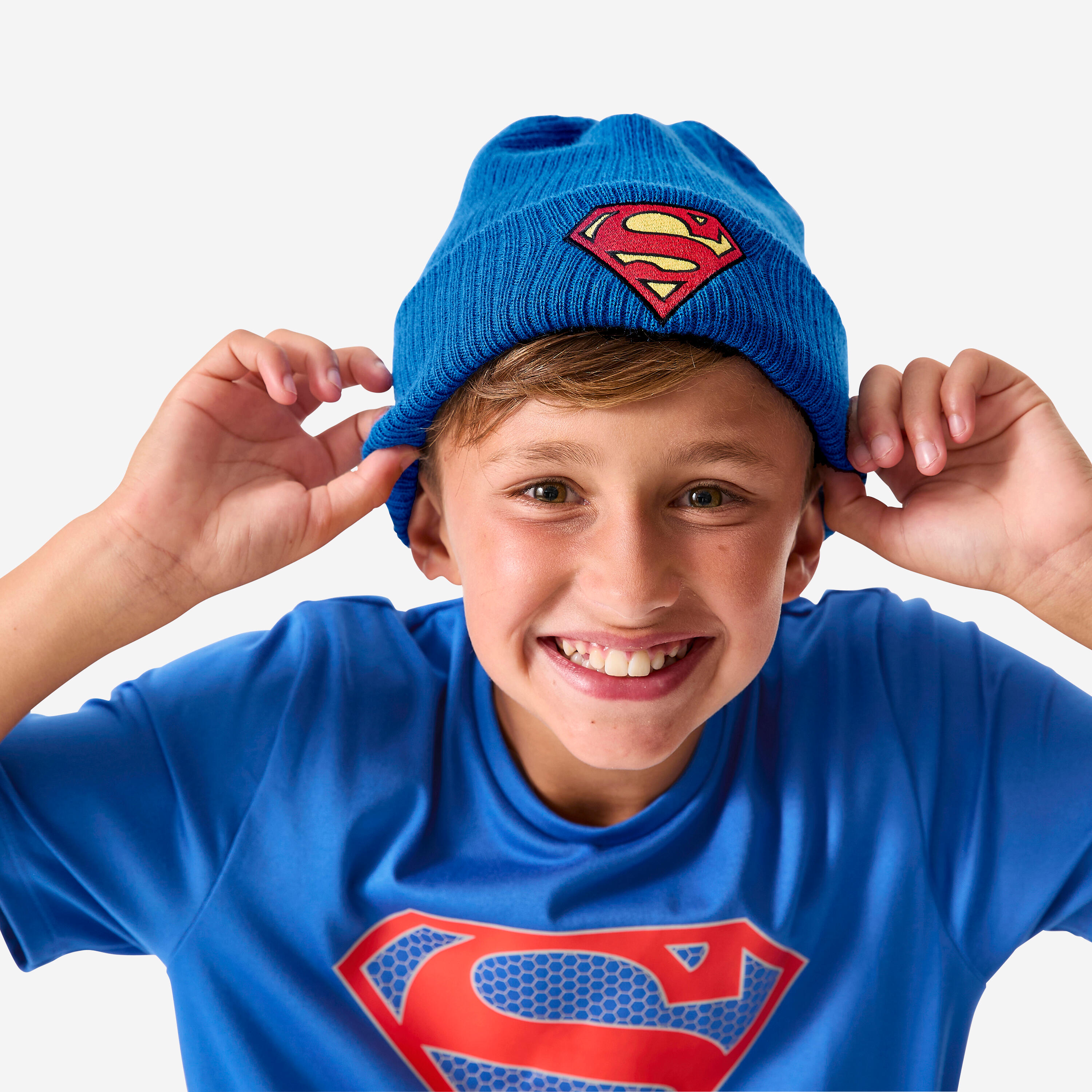 Gorro Niños Azul Superman 2/3