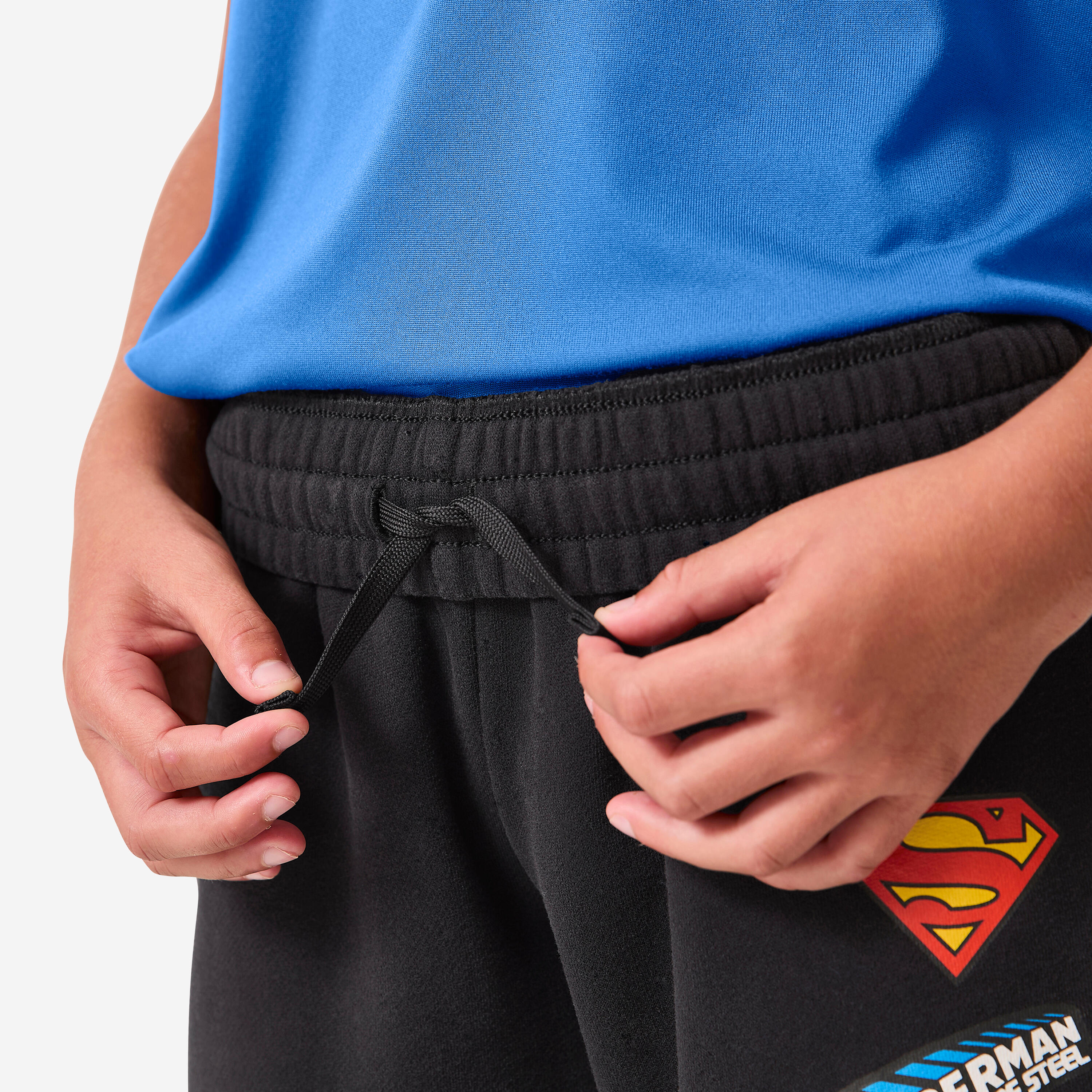 Pantalon superman enfant, noir 5/8
