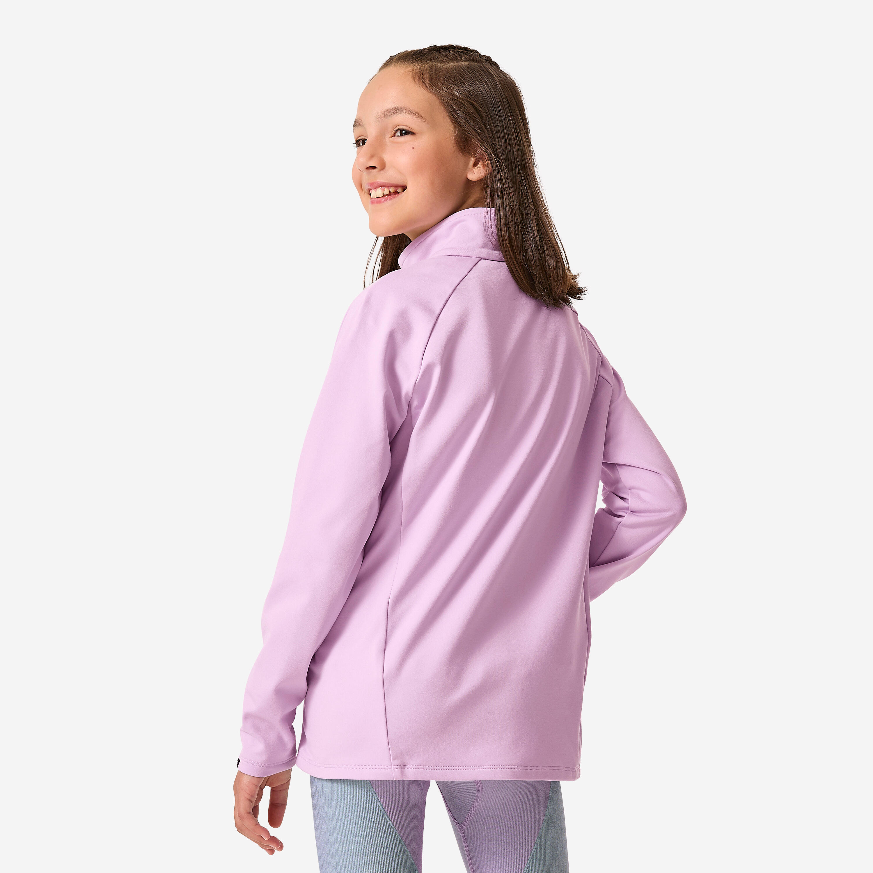Chaqueta Entretiempo Niños Violeta-Lila Fina Extensible 4/7