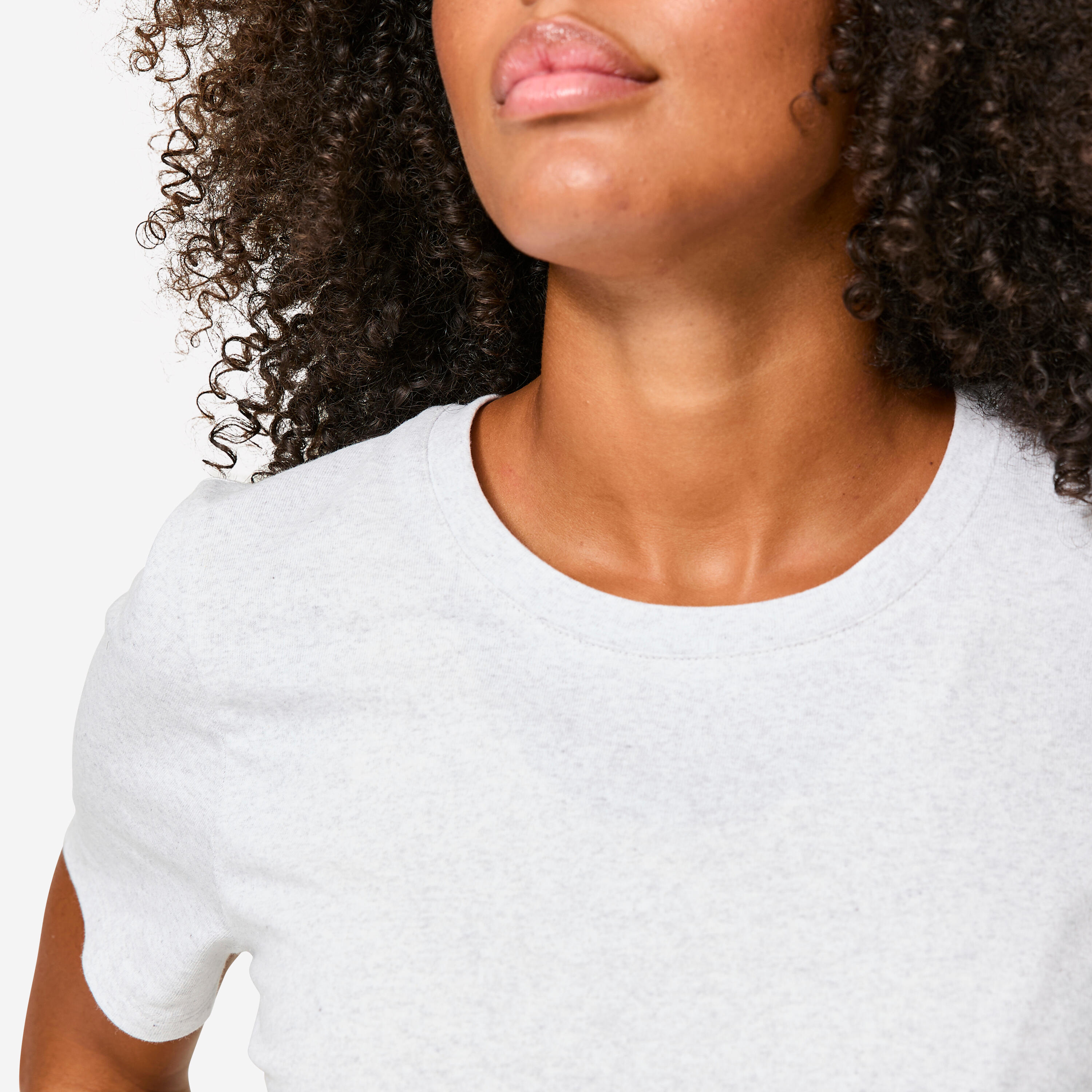 T-shirt de sport en coton femme - DOMYOS