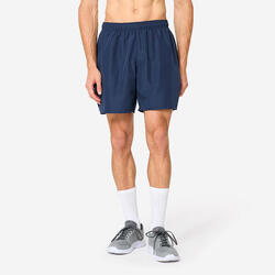 Short de fitness pratique et sobre, homme, bleu marine