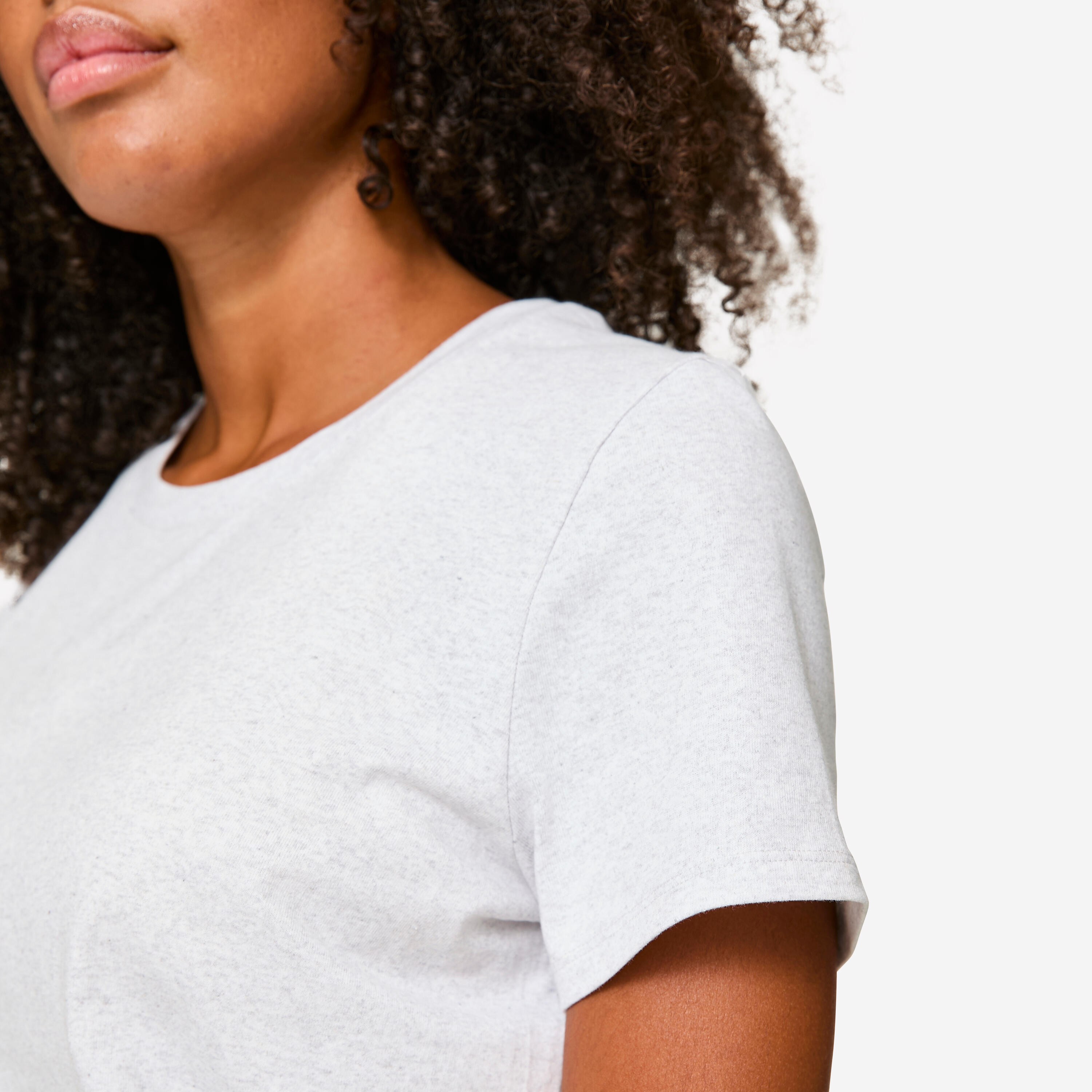 T-shirt de sport en coton femme - DOMYOS