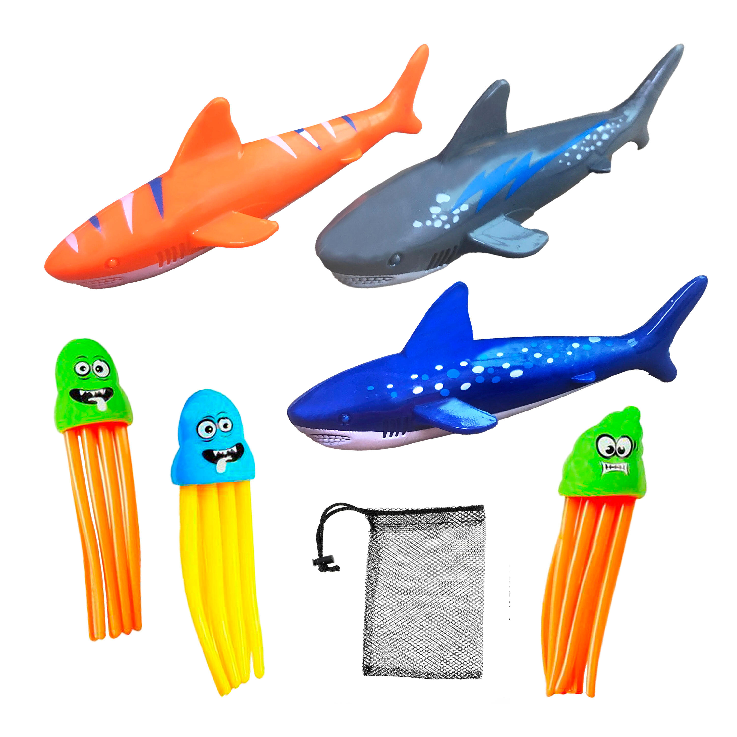 Juego agua inmersión tiburón y calamares SUN SURF Decathlon