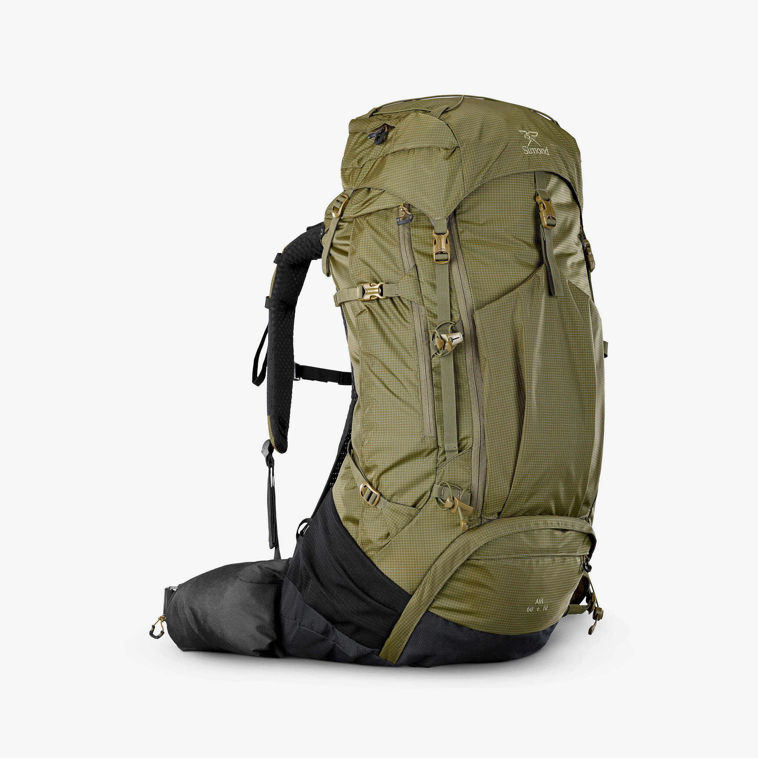 Men’s 60+10 L Trekking Backpack MT500 Air -  1