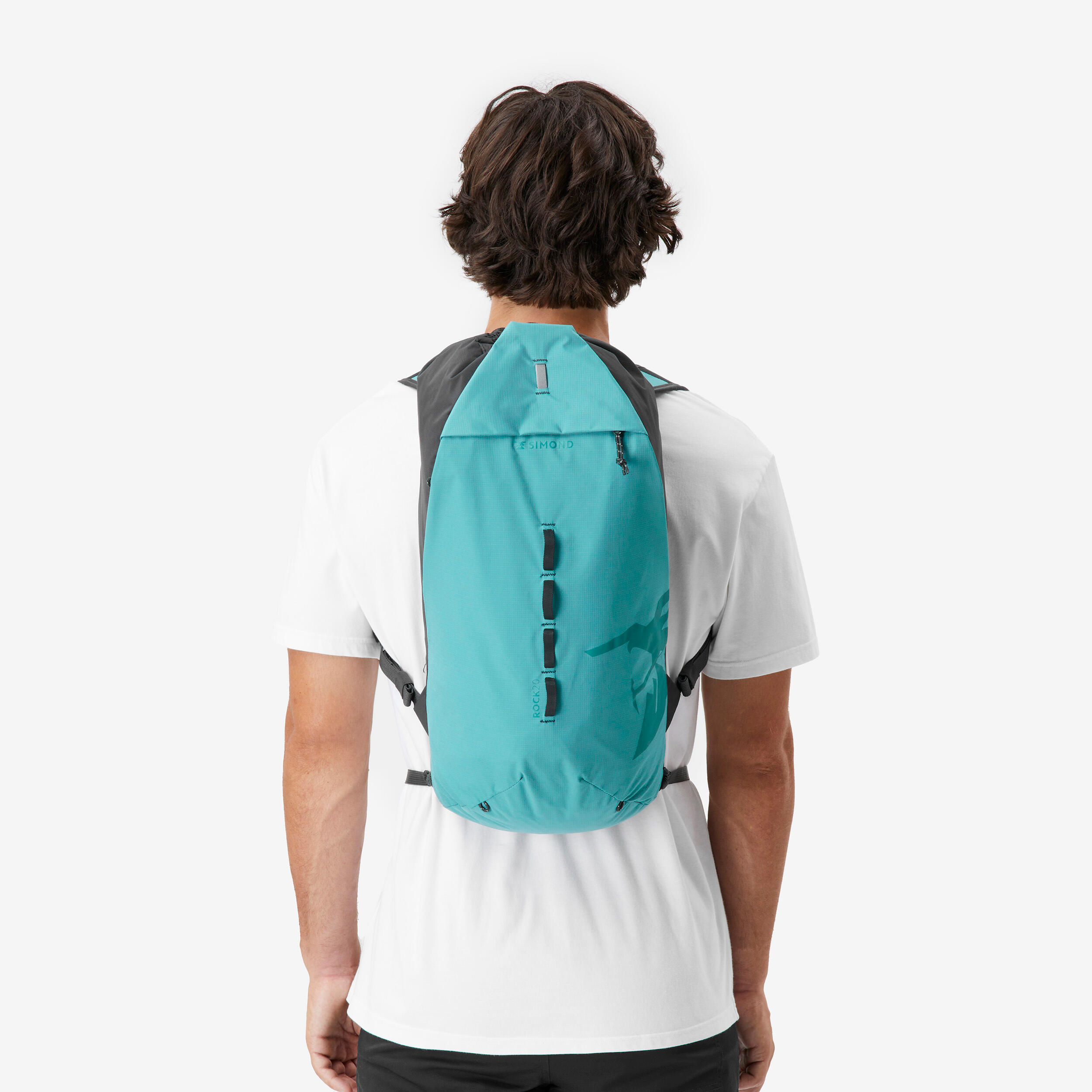 Climbing Backpack 20 Litres ROCK 20 Turquoise