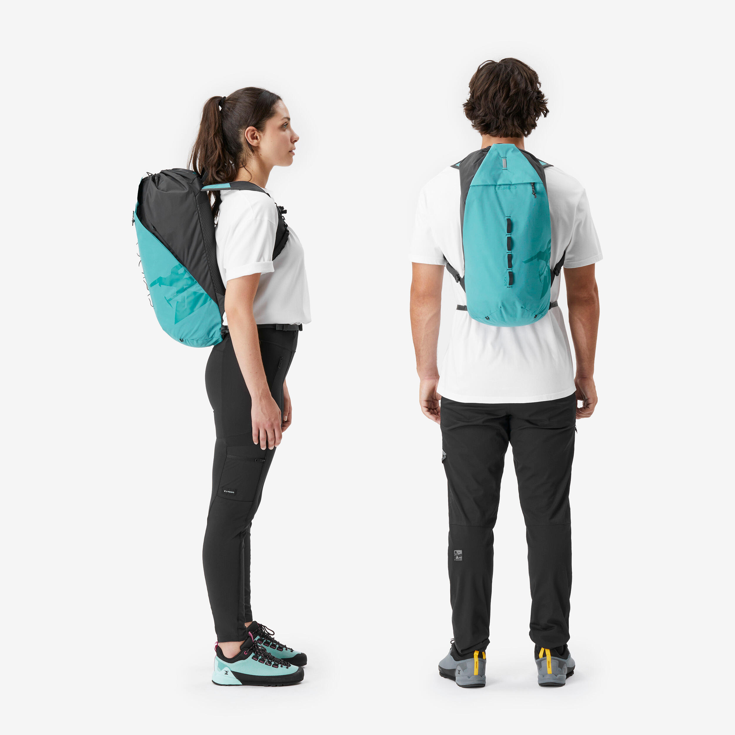 Climbing Backpack 20 Litres ROCK 20 Turquoise