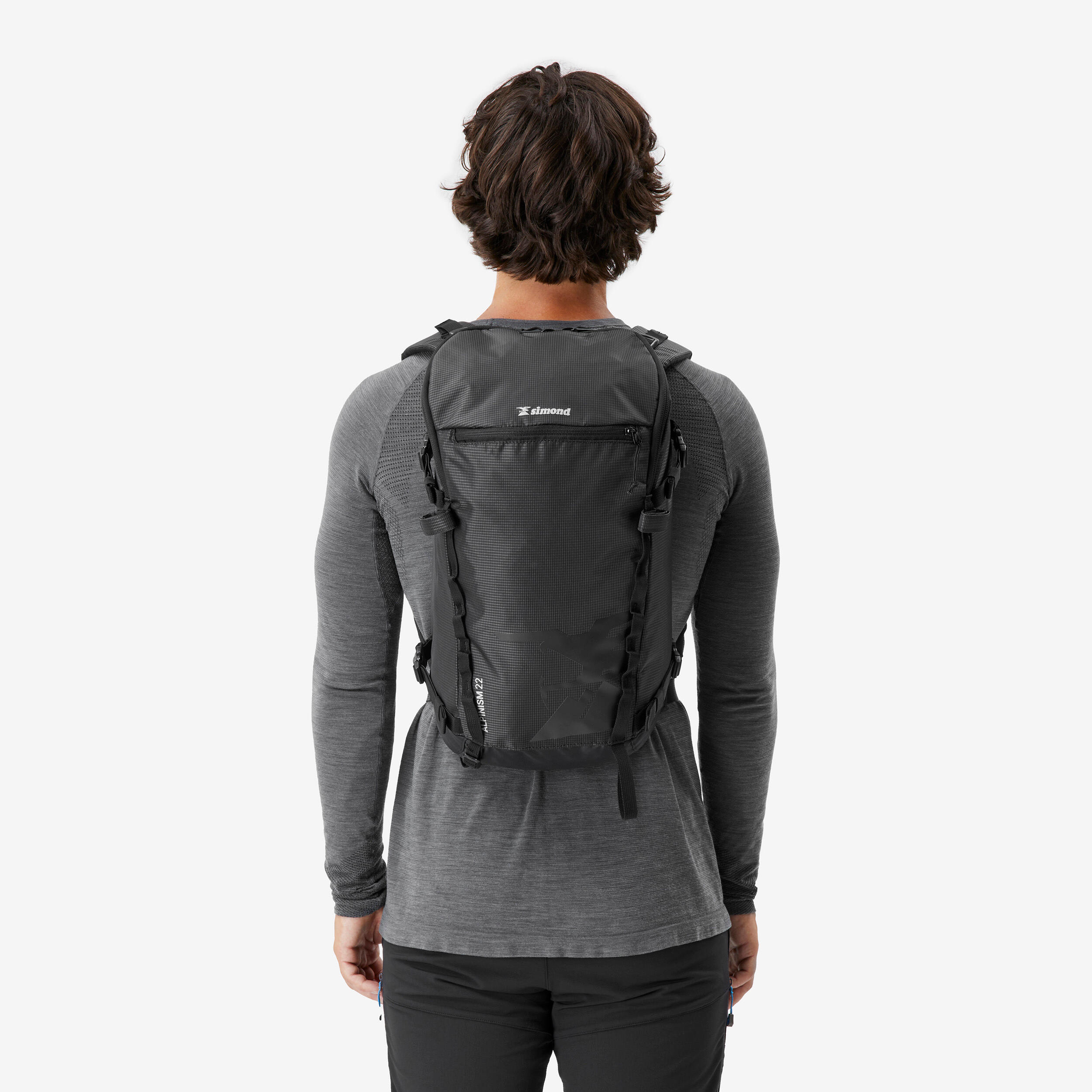 Mountaineering Backpack - Alpinism 22 Black - SIMOND