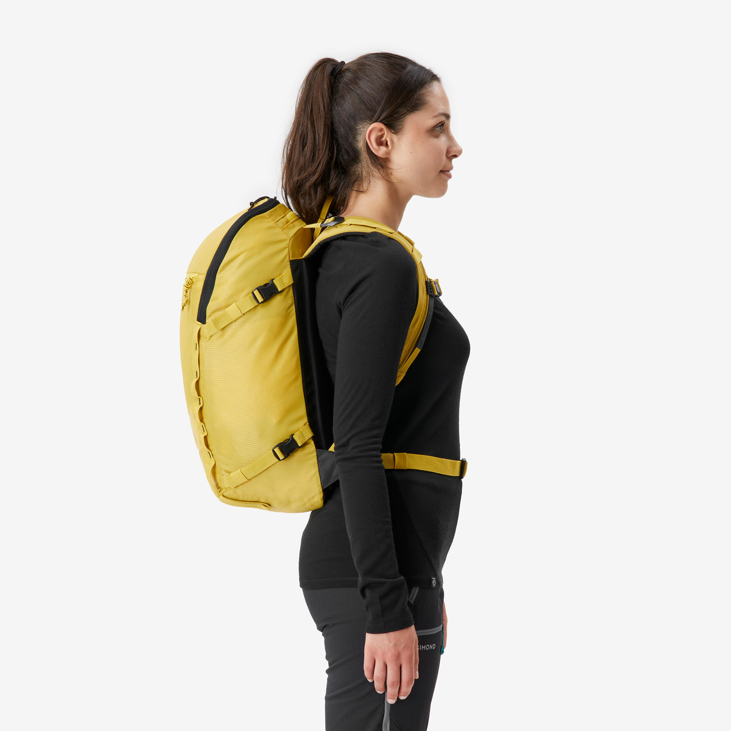 Mountaineering Backpack 22 Litres - Alpinism 22 Yellow 13/14