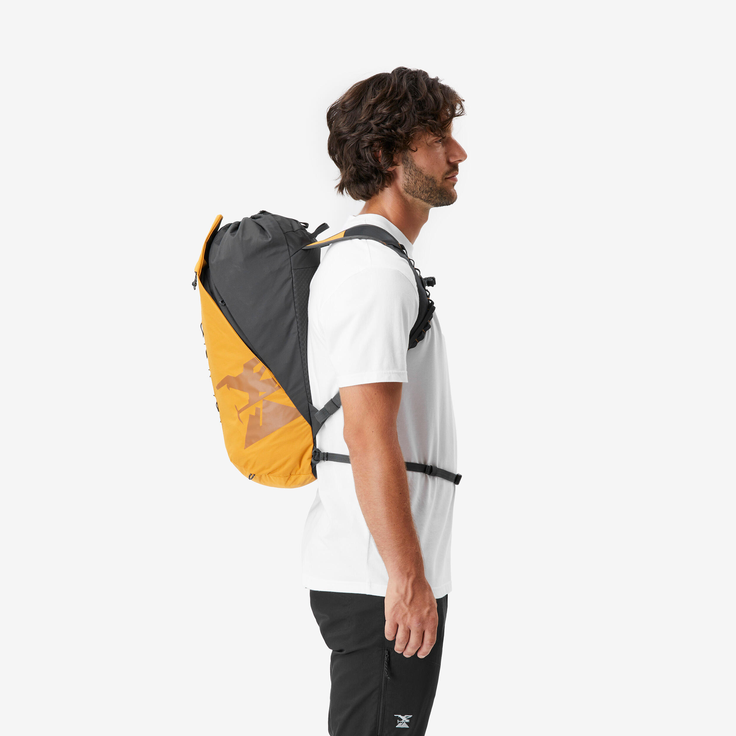 Climbing Backpack 20 Litres - ROCK 20 Ocre 4/14