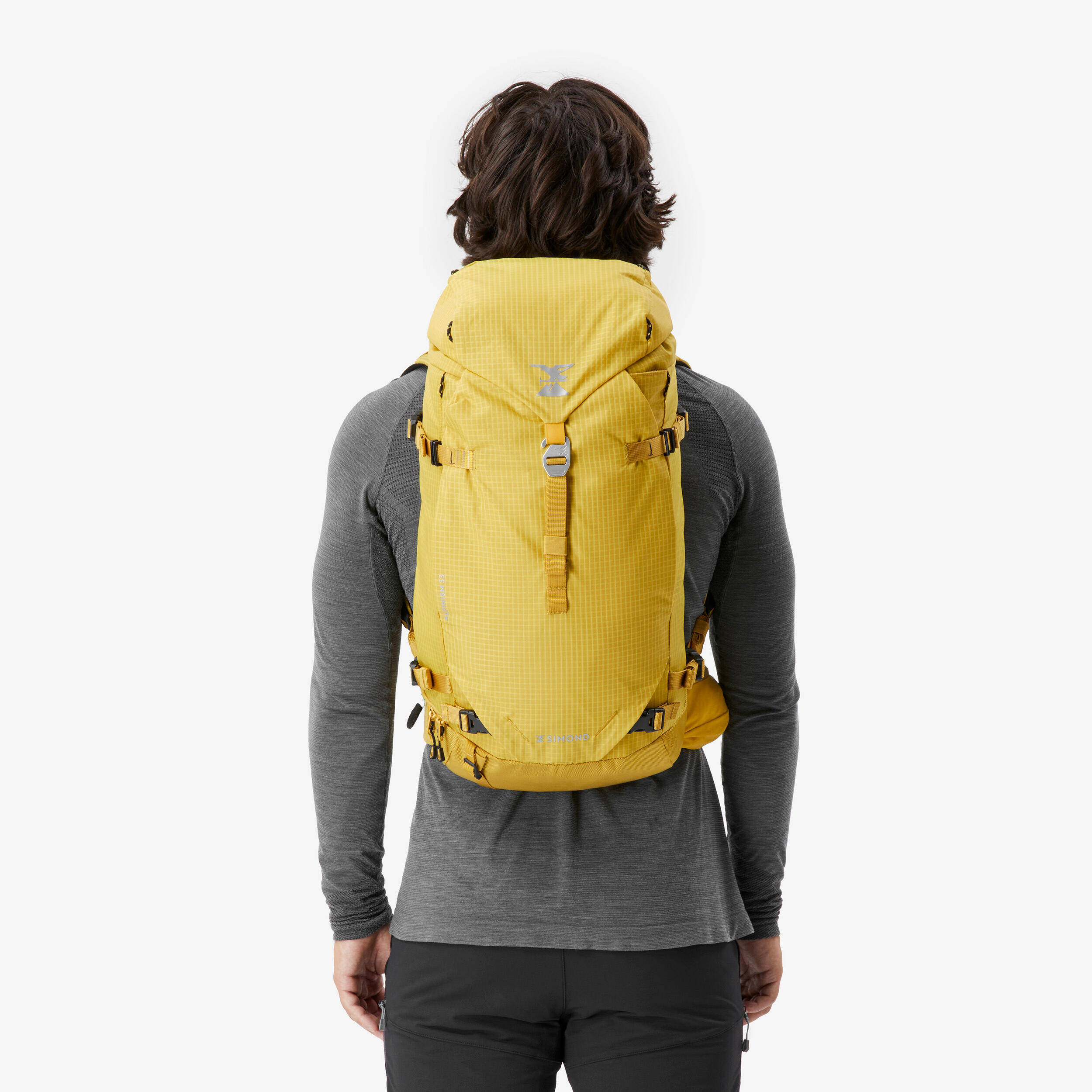 Versatile and modular mountaineering backpack - Alpinism 33 yellow -  3