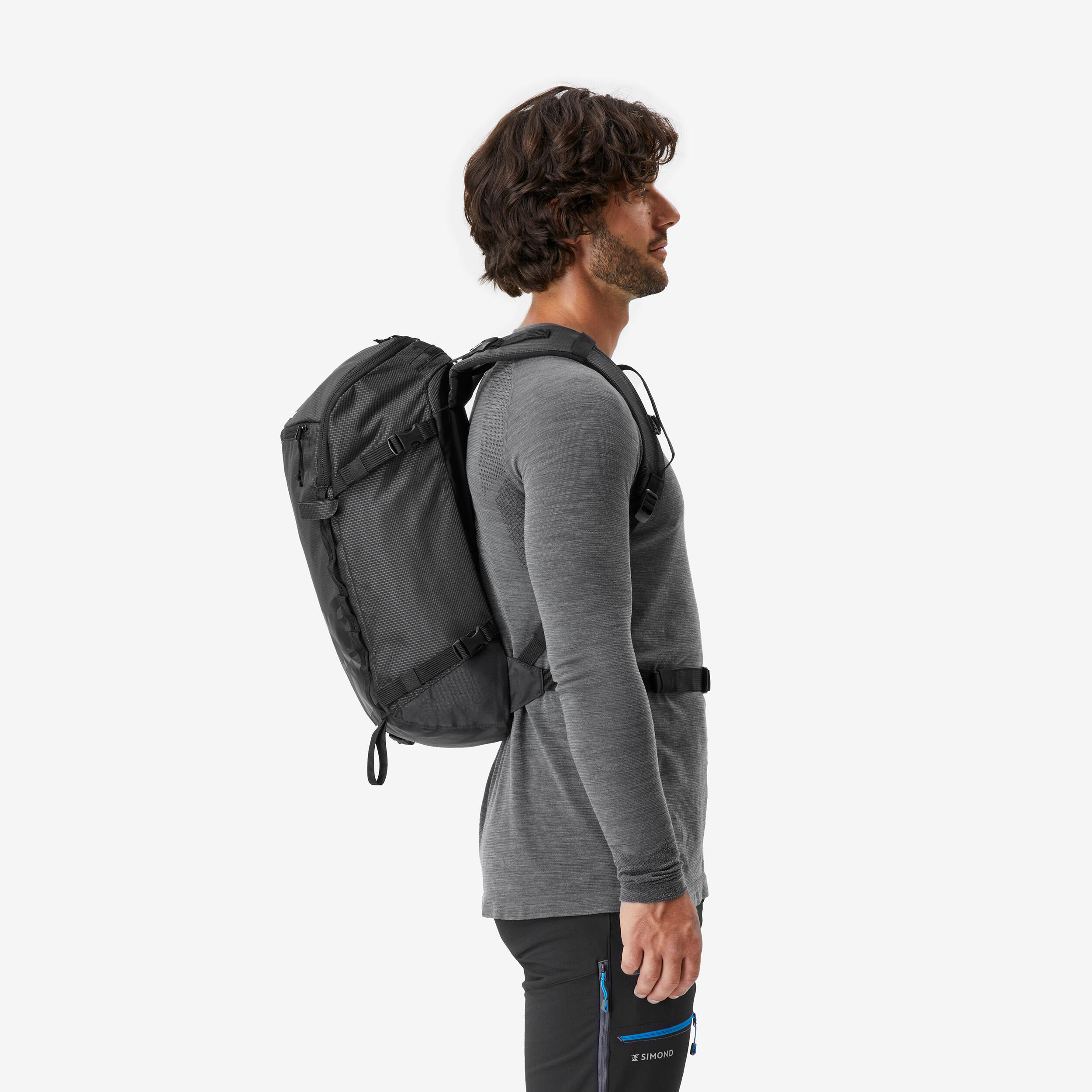 Mountaineering Backpack - Alpinism 22 Black - SIMOND