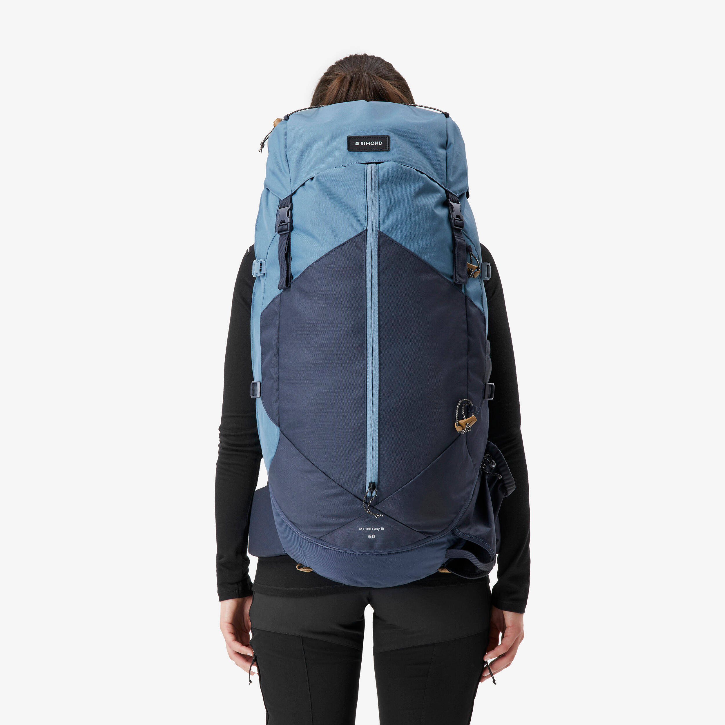 Women's Trekking Backpack 60 L - MT100 EASYFIT -  3