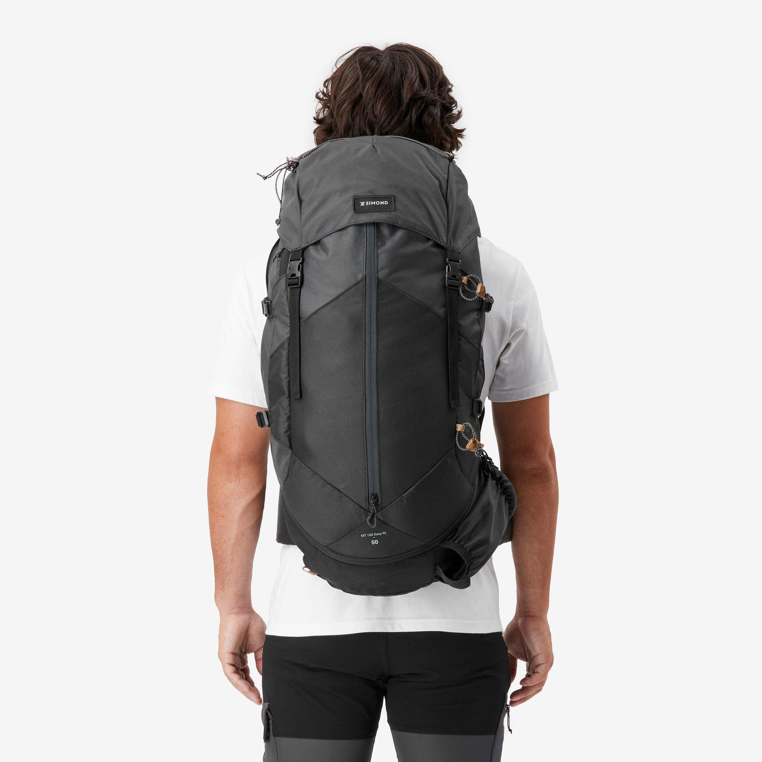 Men’s 50 L Hiking Backpack - Easyfit MT 100 - SIMOND