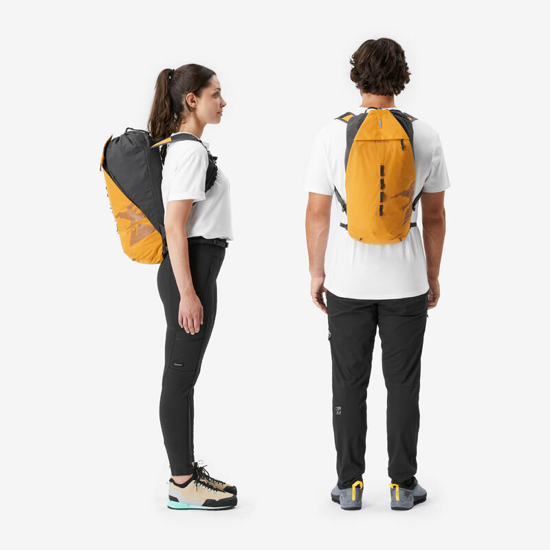 Rucsac Escaladă ROCK20 20L Galben 