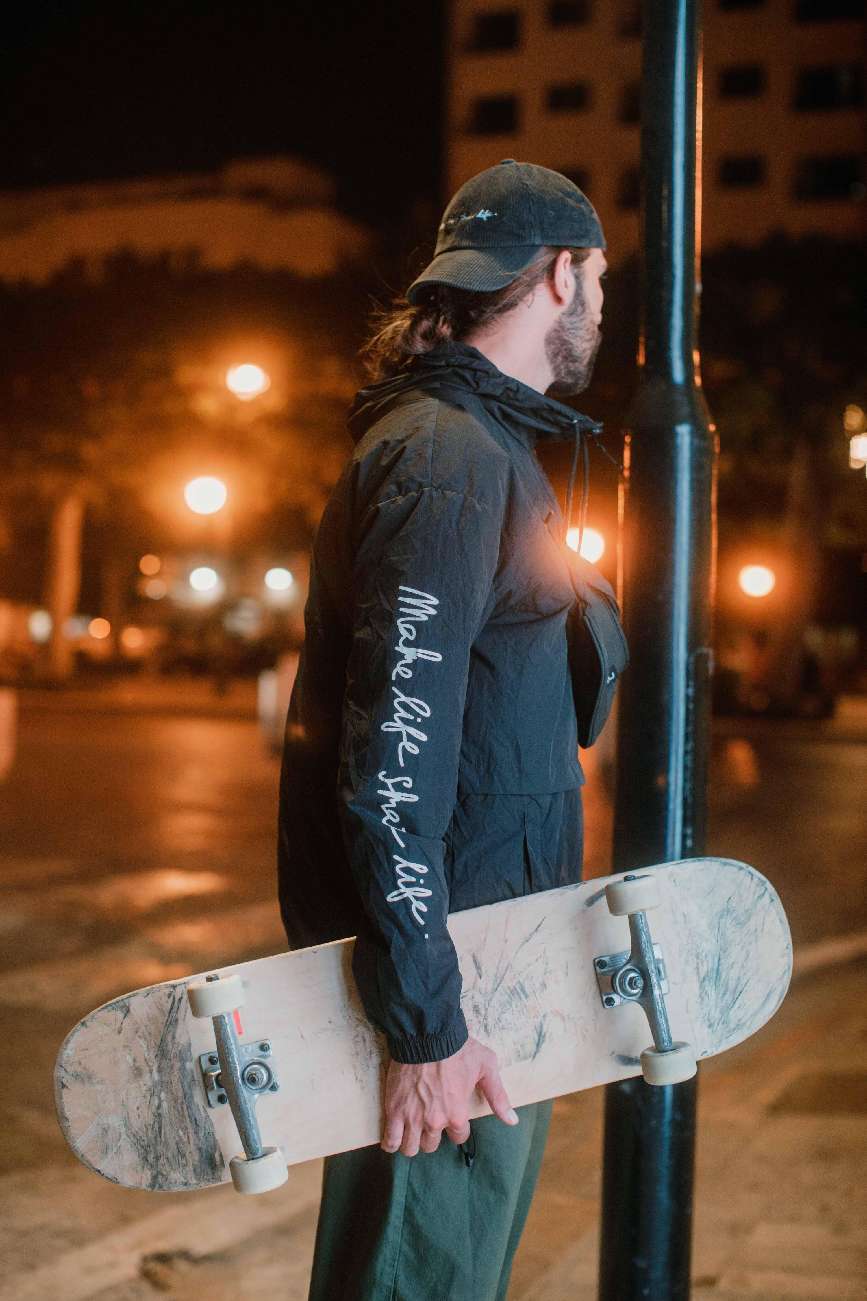 Skateboardová manšestrová kšiltovka CAP900 Make Life Skate Life 17/21