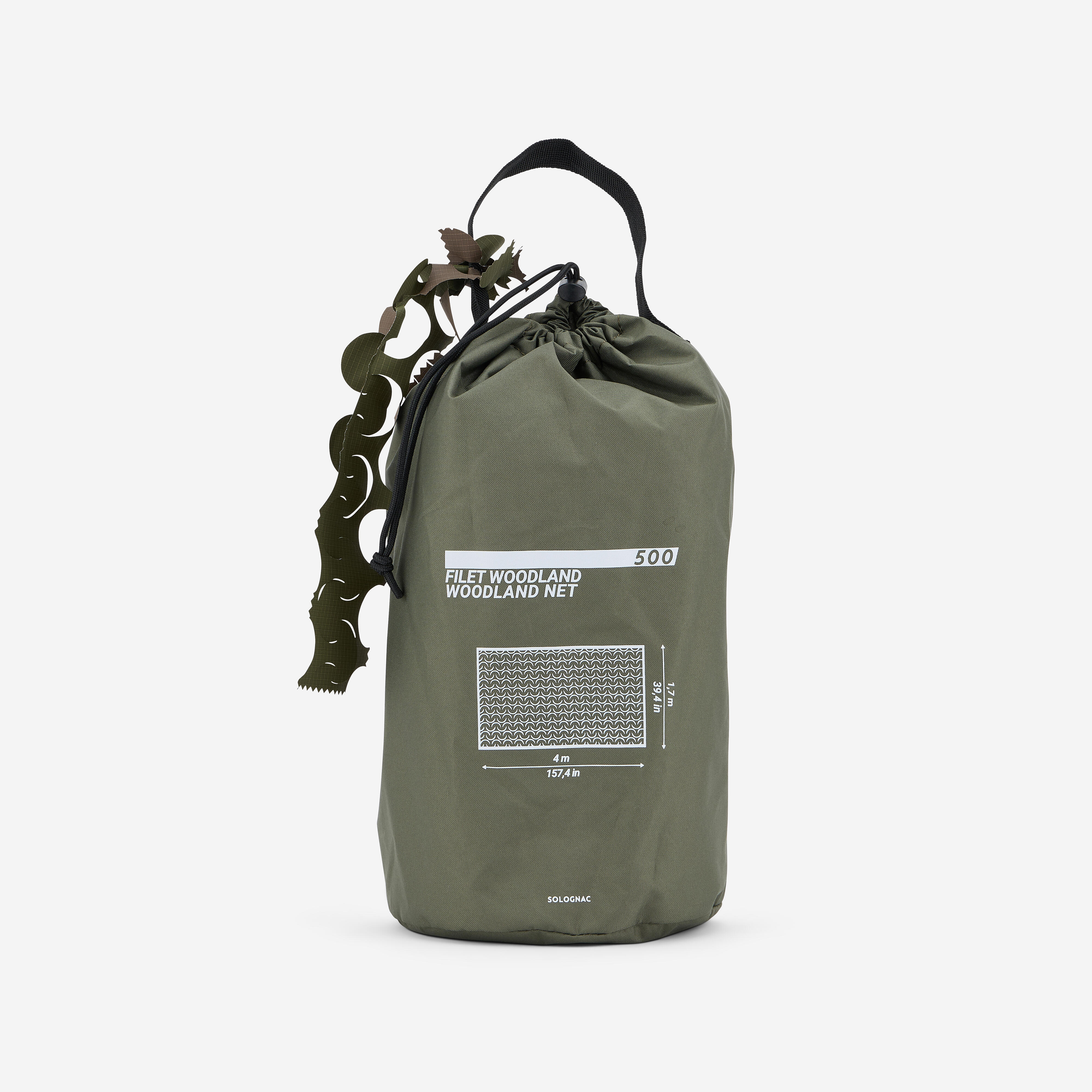Plasă Camuflaj rezistentă Verde și Maro 4M x 1,75M