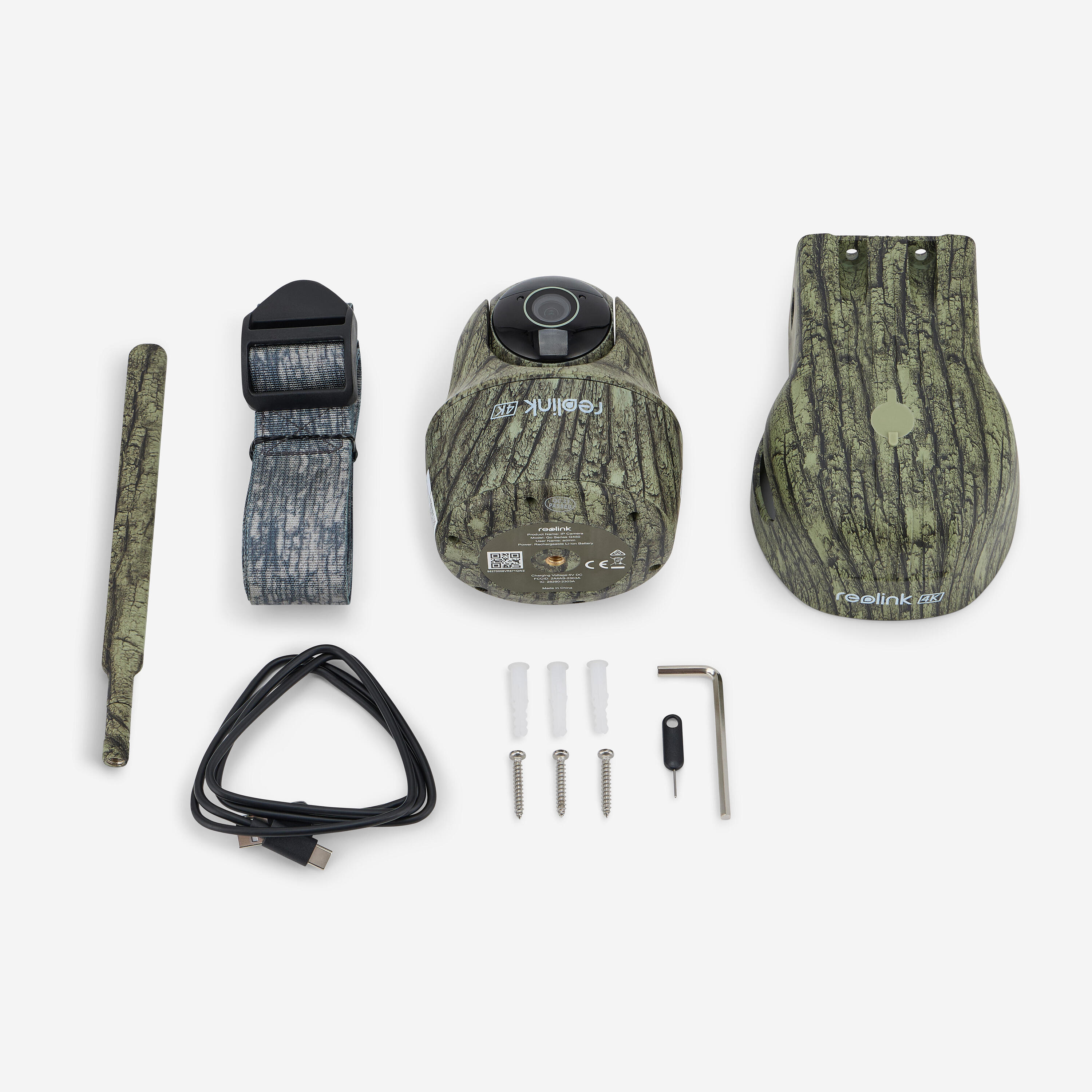 Caméra de chasse piège photo 360° 4G Reolink G450 avec panneau solaire 3/5